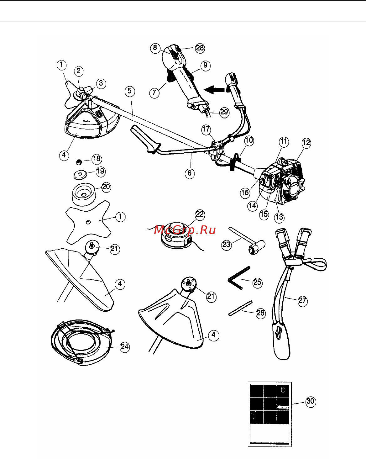 Husqvarna 128R (9527157-67) [4/34] Что есть что