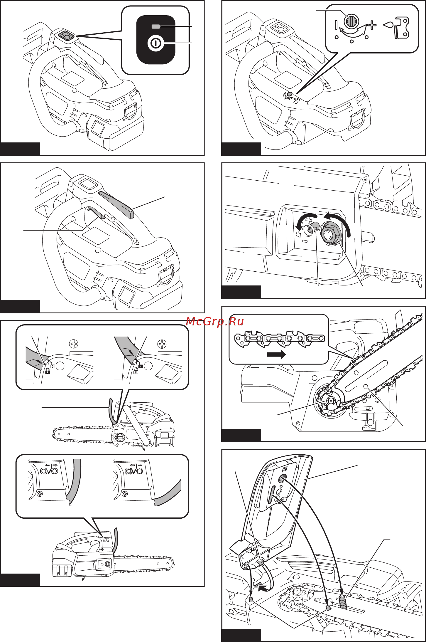 Makita LXT DUC204Z Инструкция по эксплуатации онлайн [3/108] 861467