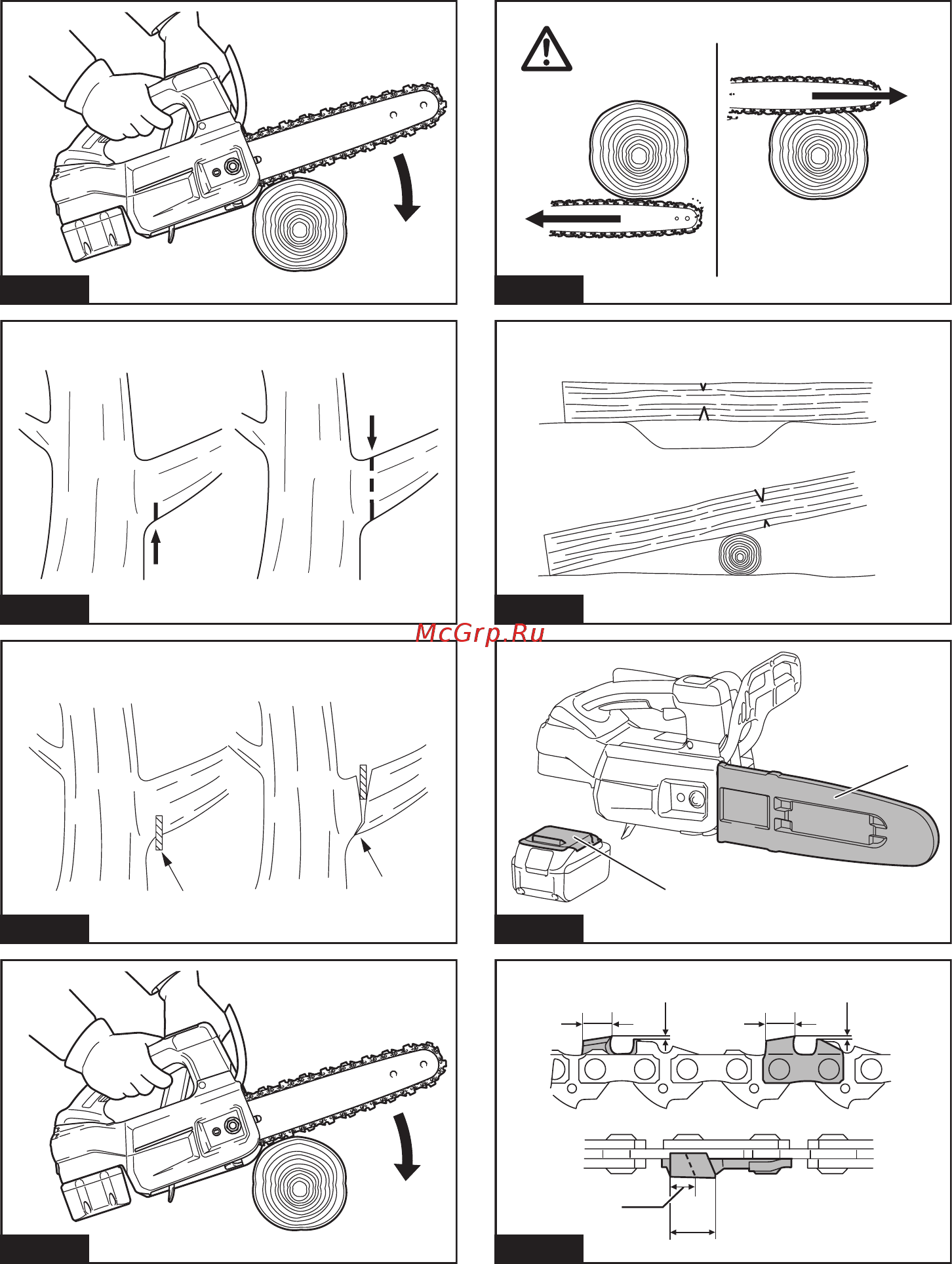 Makita LXT DUC204Z Инструкция по эксплуатации онлайн [5/108] 861467