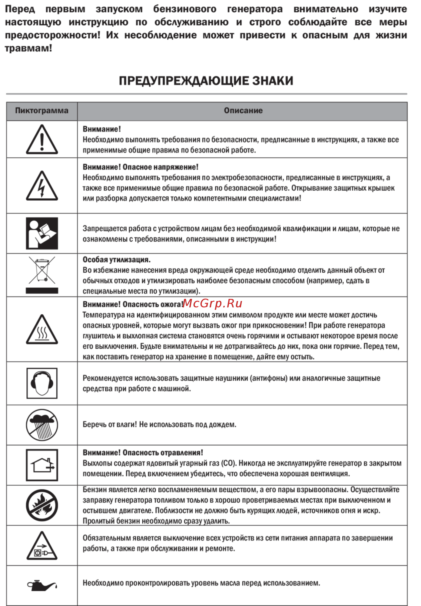 A-ipower A8500ТEA 20115 Инструкция по эксплуатации онлайн [2/29] 831370