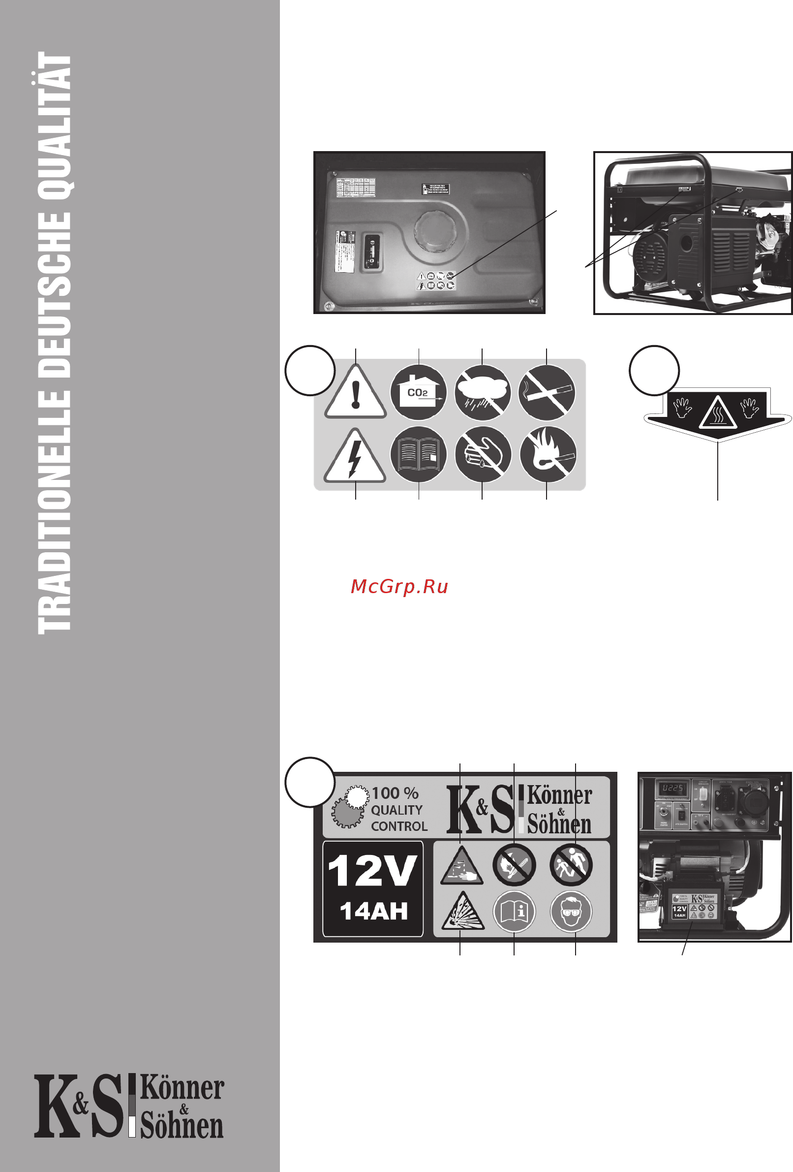 Konner&sohnen KS 7000E-1/3 [6/32] Безопасности