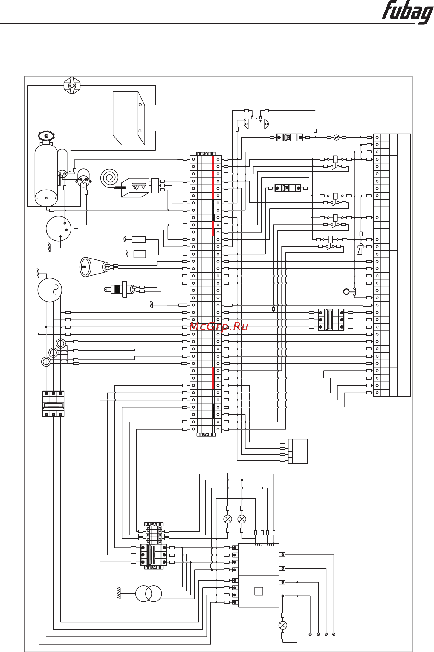 Fubag DS 27 AC ES однофазная кожух с функцией подогрева 1.0 838776.1 [38/46] Схема электрическая ds 27 da es ds 40 da es