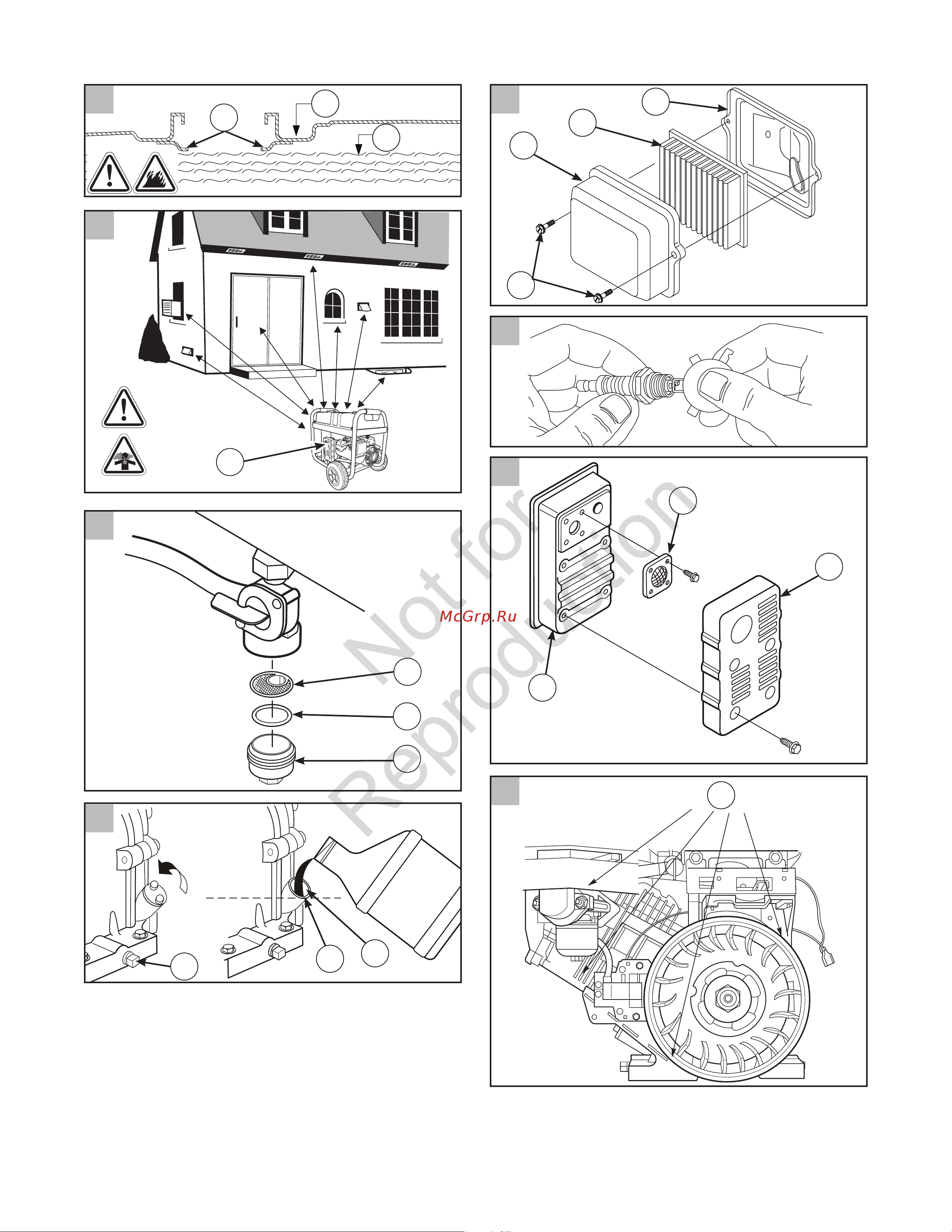 Briggs & Stratton 6250A бензиновый [2/24] Not for reproduction