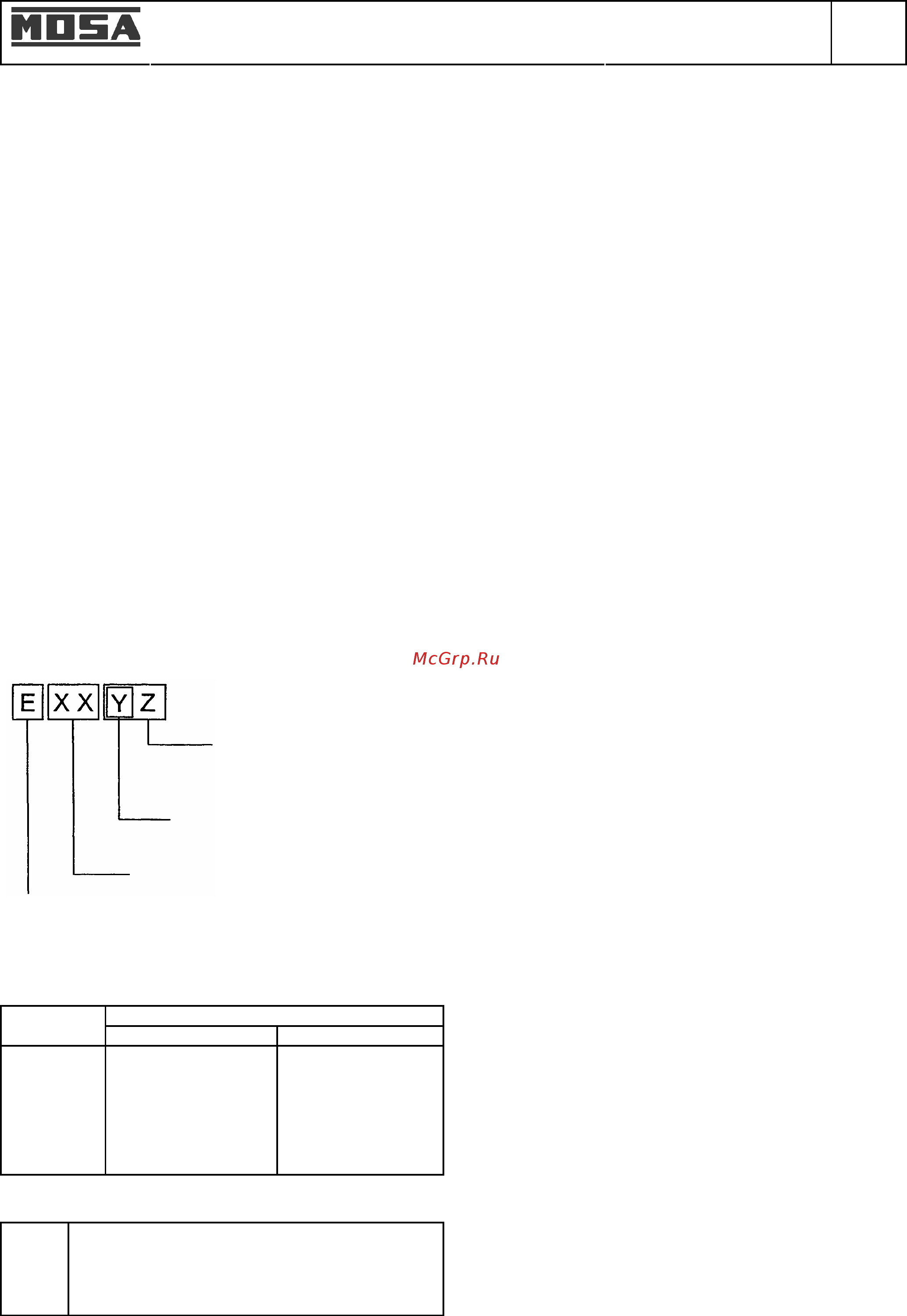 Mosa TS 200 BS/CF [30/43] Идентификация электродов согласно стандарту a w s
