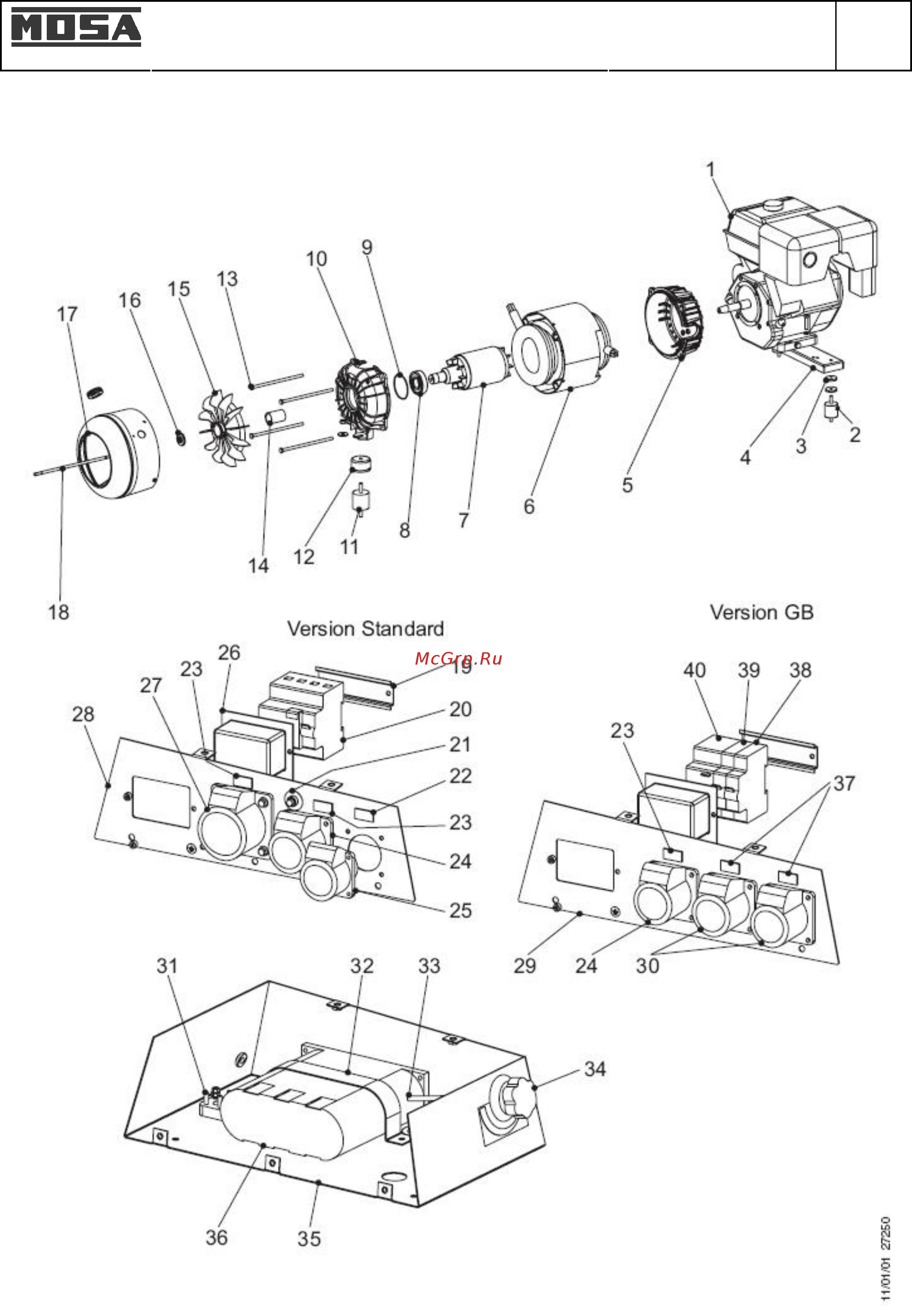 Mosa TS 200 BS/CF 27754 [37/43] Запасные части ts 200 bs cf