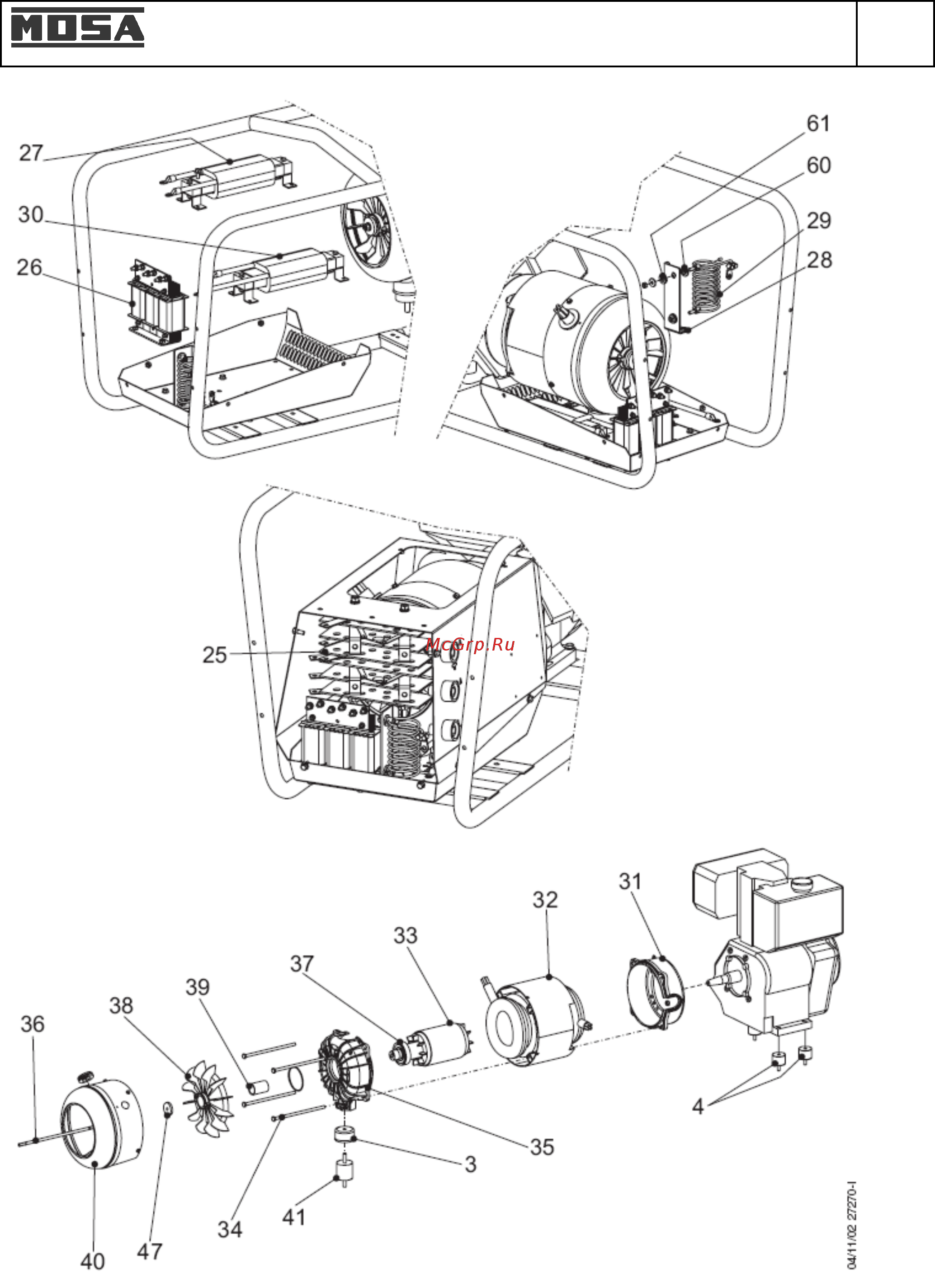 Mosa TS 200 DES/CF 17149 [38/42] Запасные части ts 200 ds des cf