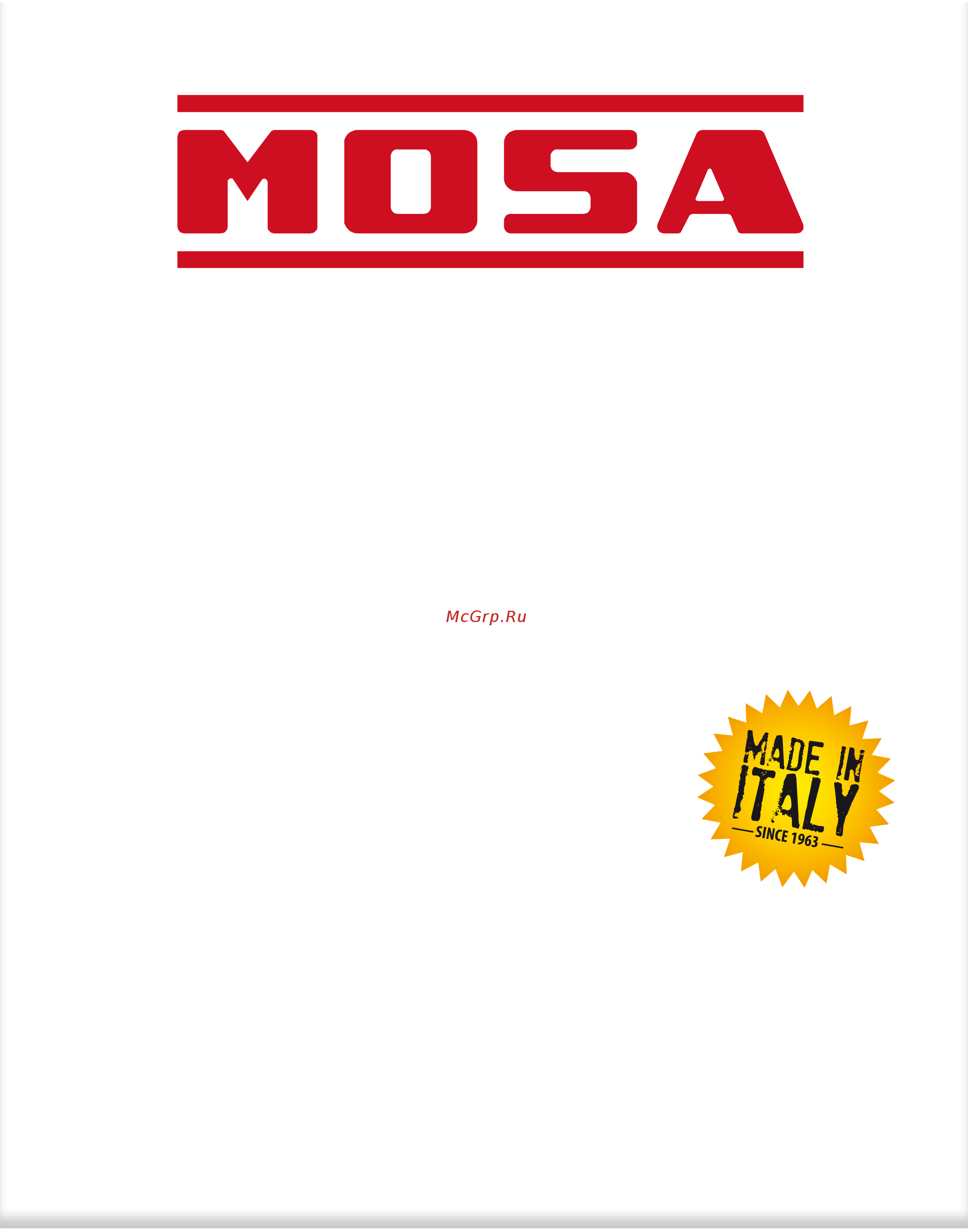 Mosa TS 200 DS/CF 114 Инструкция по эксплуатации онлайн
