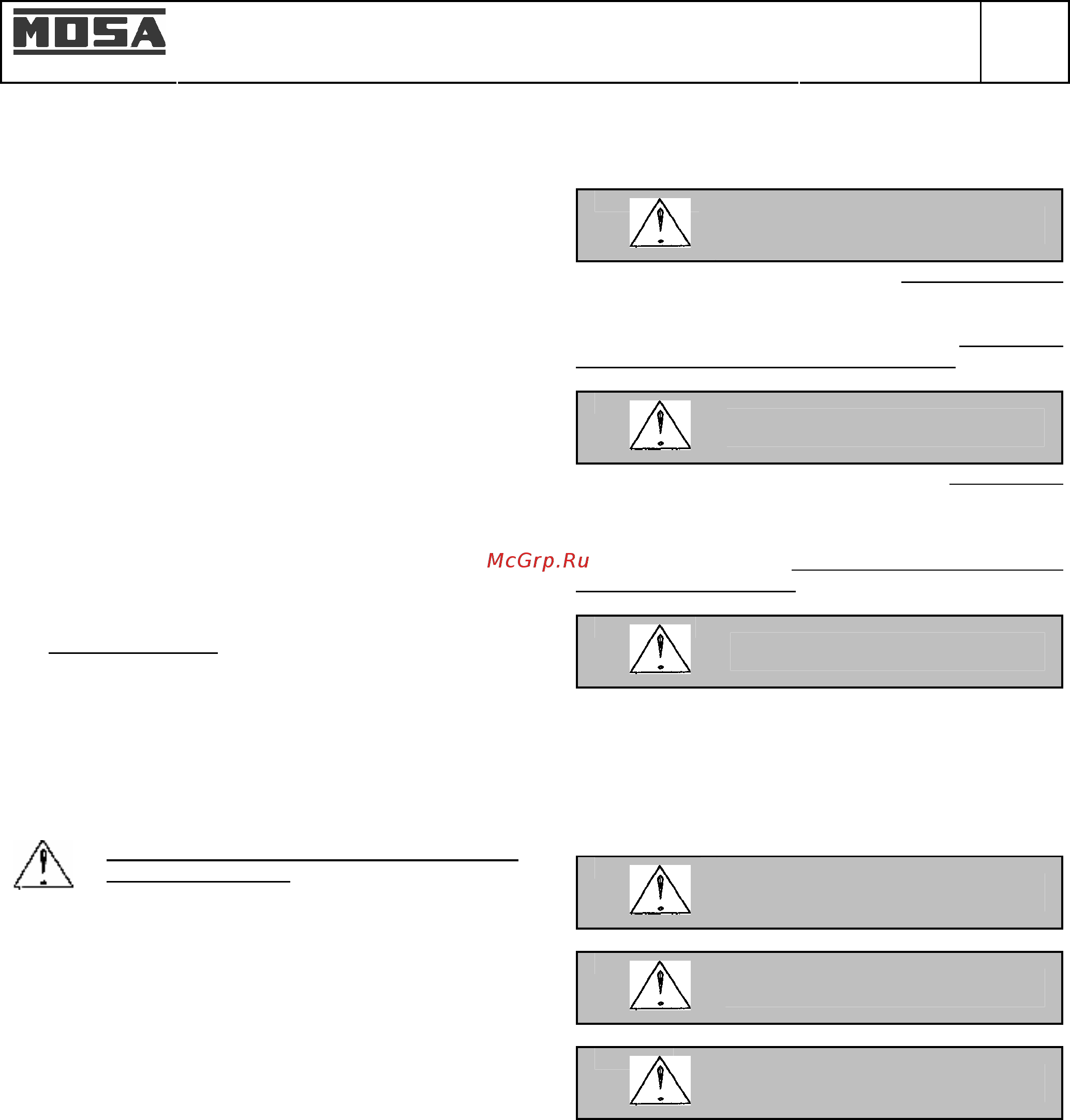 Mosa TS 250 KD/EL 411040 [7/63] Условные обозначения в данном руководстве