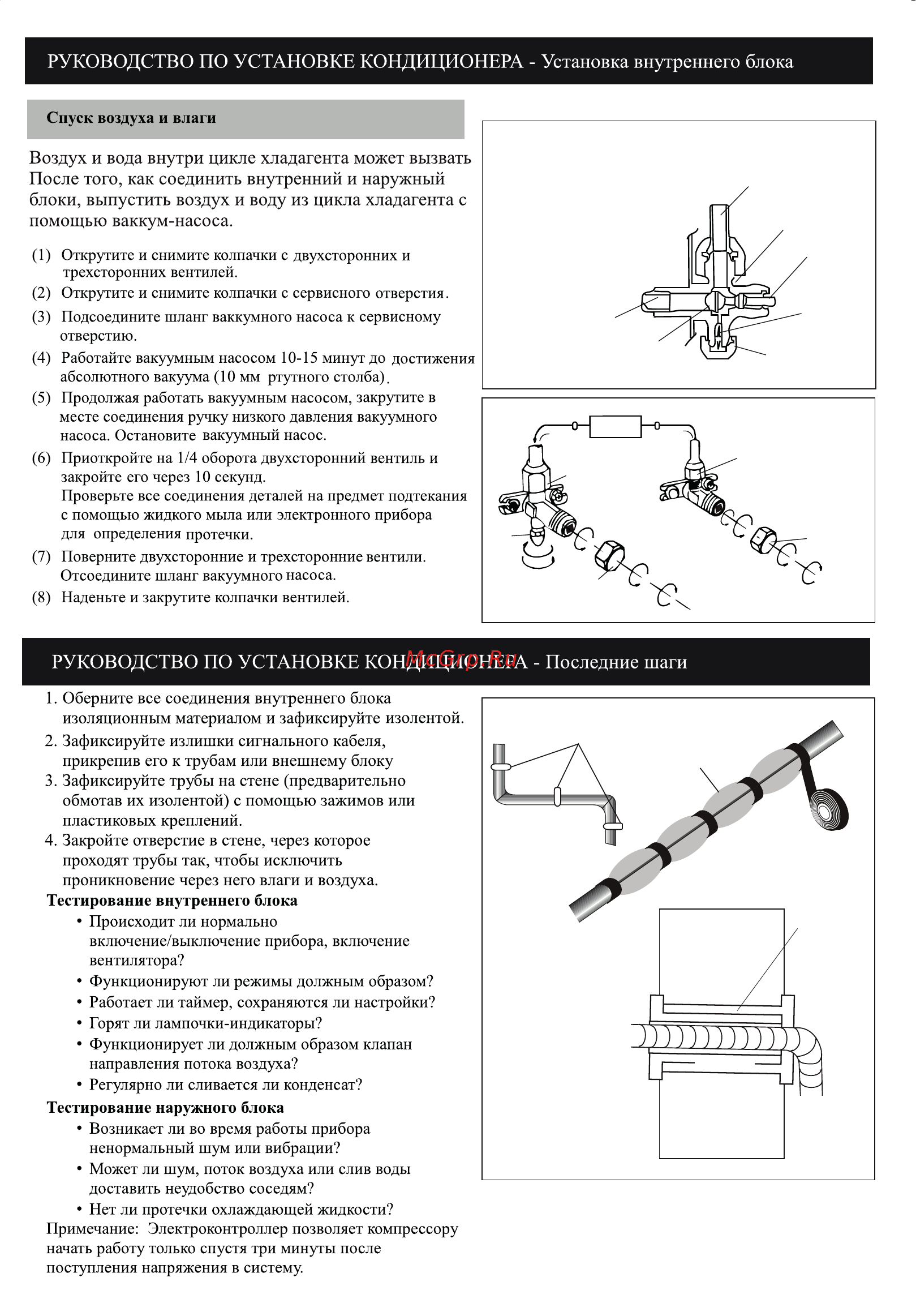 Besshof ZS-T07KC [25/40] Руководство по установке кондиционера последние шаги