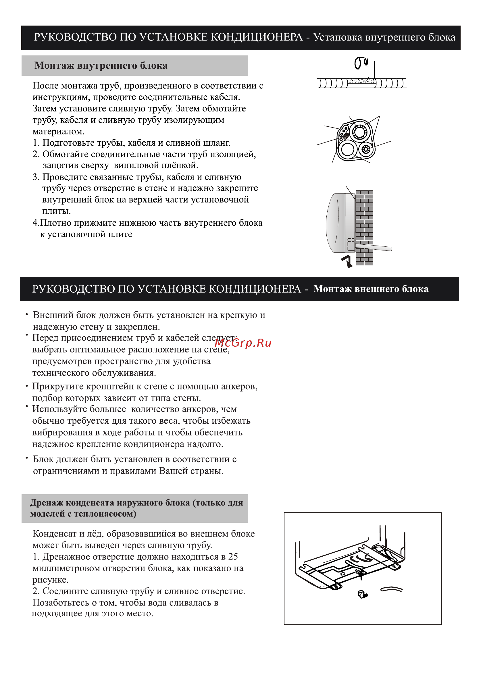 ABION ASH-C128BE [21/28] Руководство по установке кондиционера монтаж внешнего блока