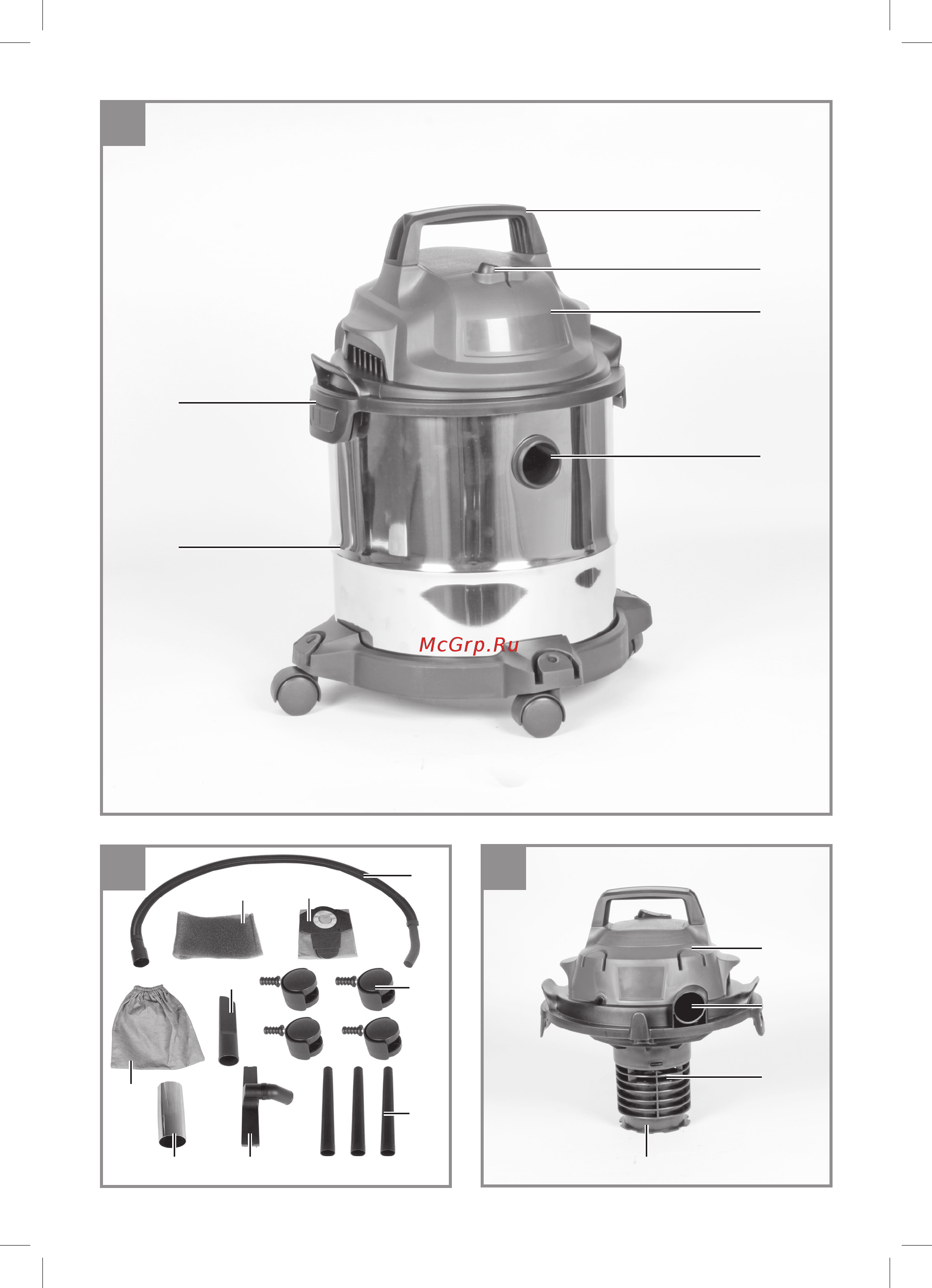 Einhell TC-VC 1815 S (2342390) Инструкция по эксплуатации онлайн [2/11] 508951