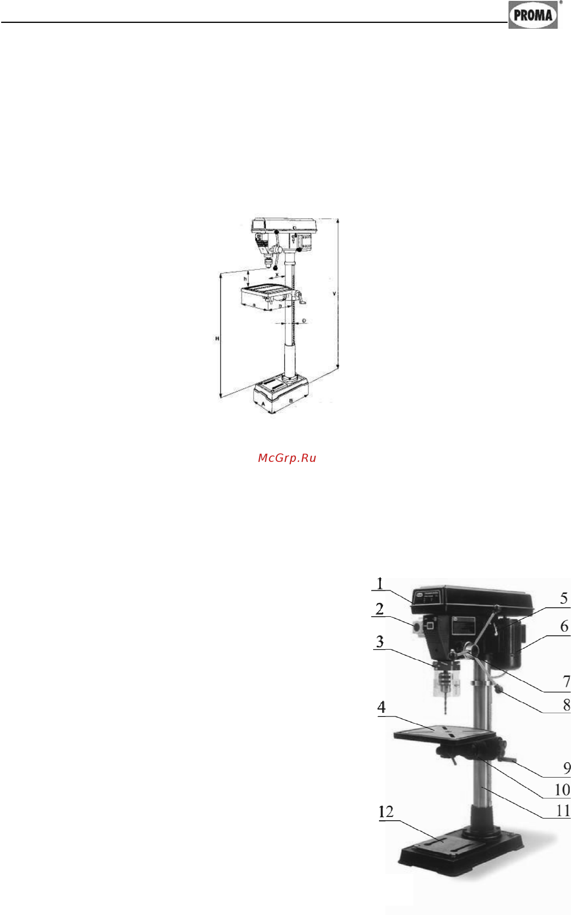 Proma E-1516B/400 (25401501) Инструкция по эксплуатации онлайн [5/22] 508974