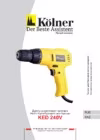 Kolner KED 240 V Инструкция по эксплуатации