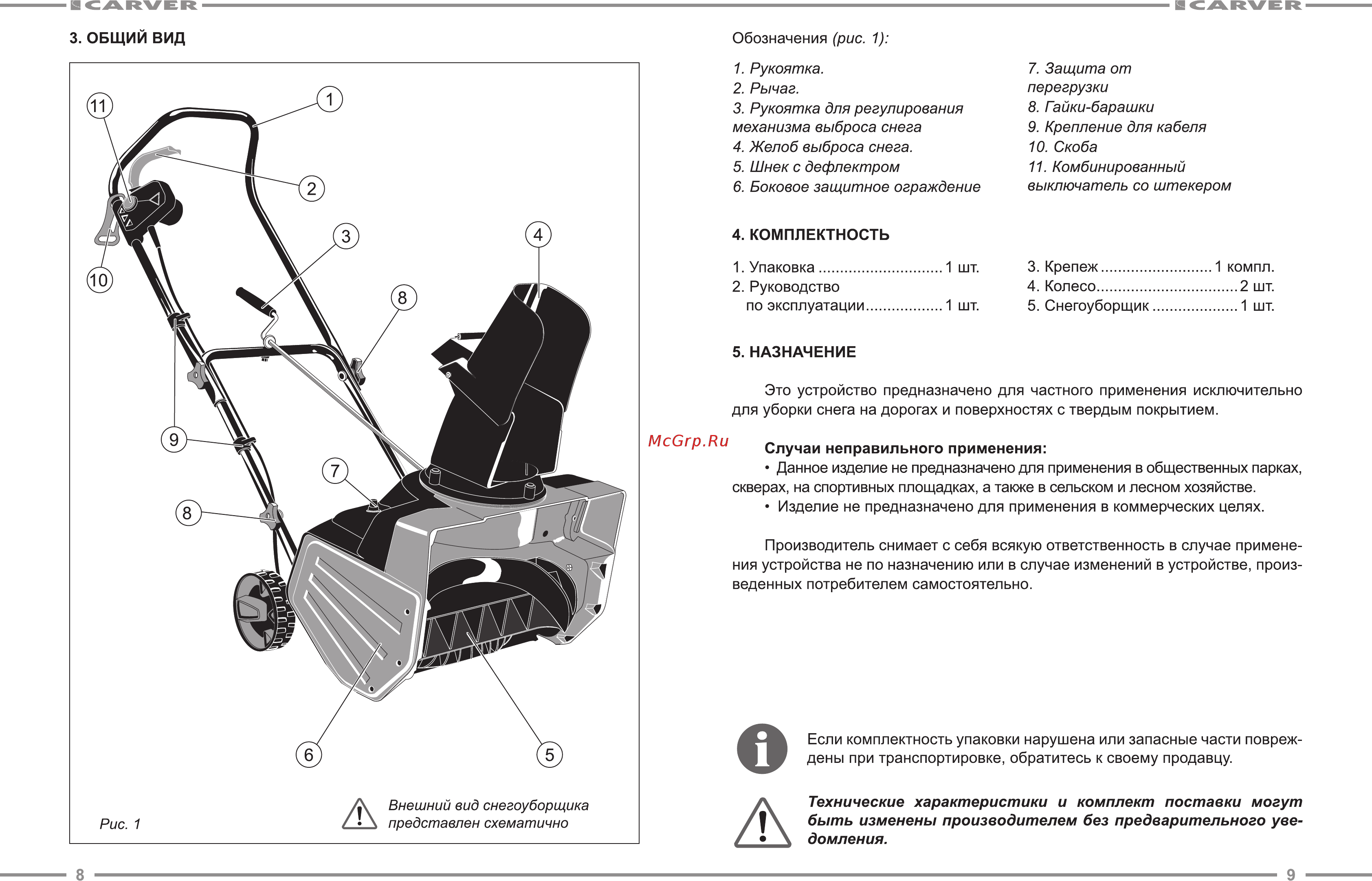 Carver STE 2146 01.017.00005 Инструкция по эксплуатации онлайн [5/10] 864698
