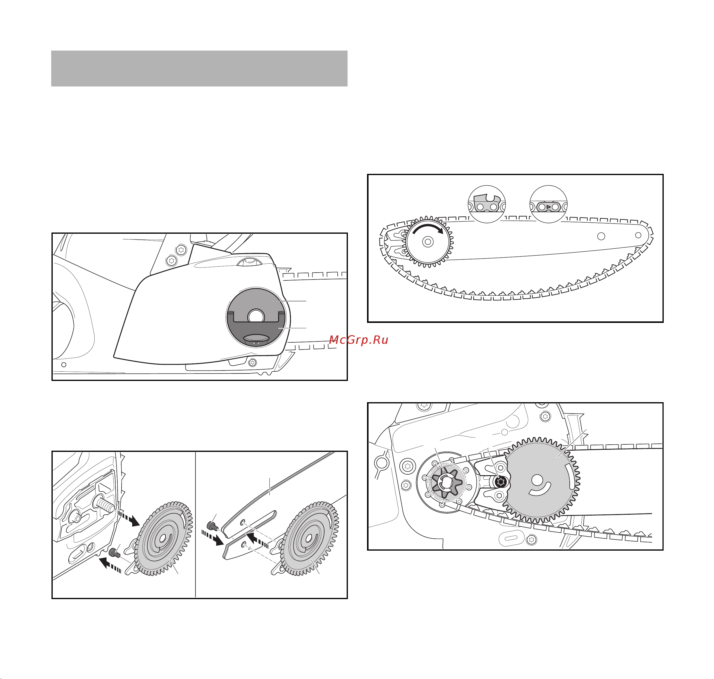 Stihl MSA 220 C-BQ 14'' (12512000086) [305/592] Montáž a demontáž vodící lišty a pilového řetězu