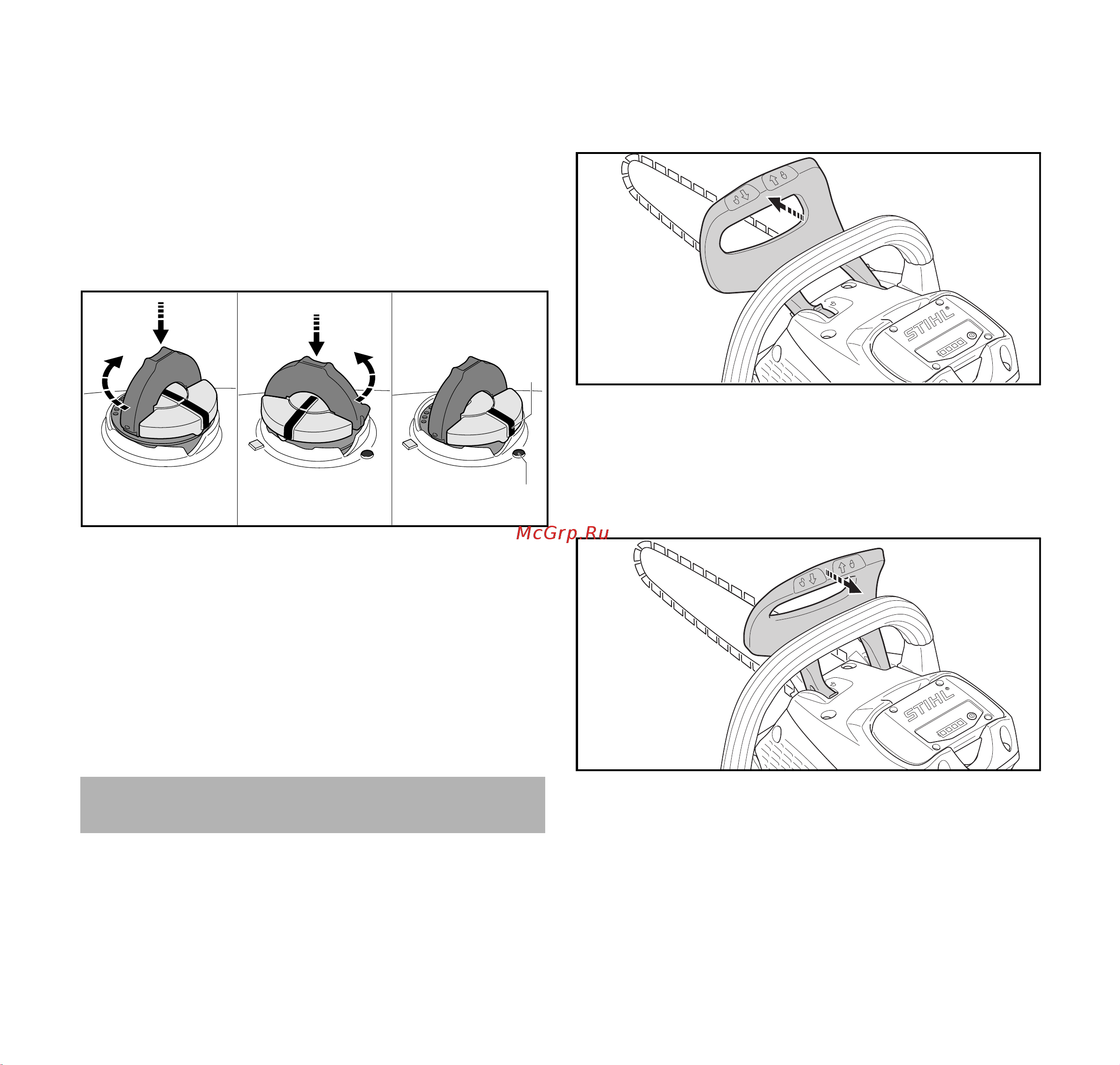 Stihl MSA 220 C-BQ 14'' (12512000086) [391/592] Inserir o travão da corrente