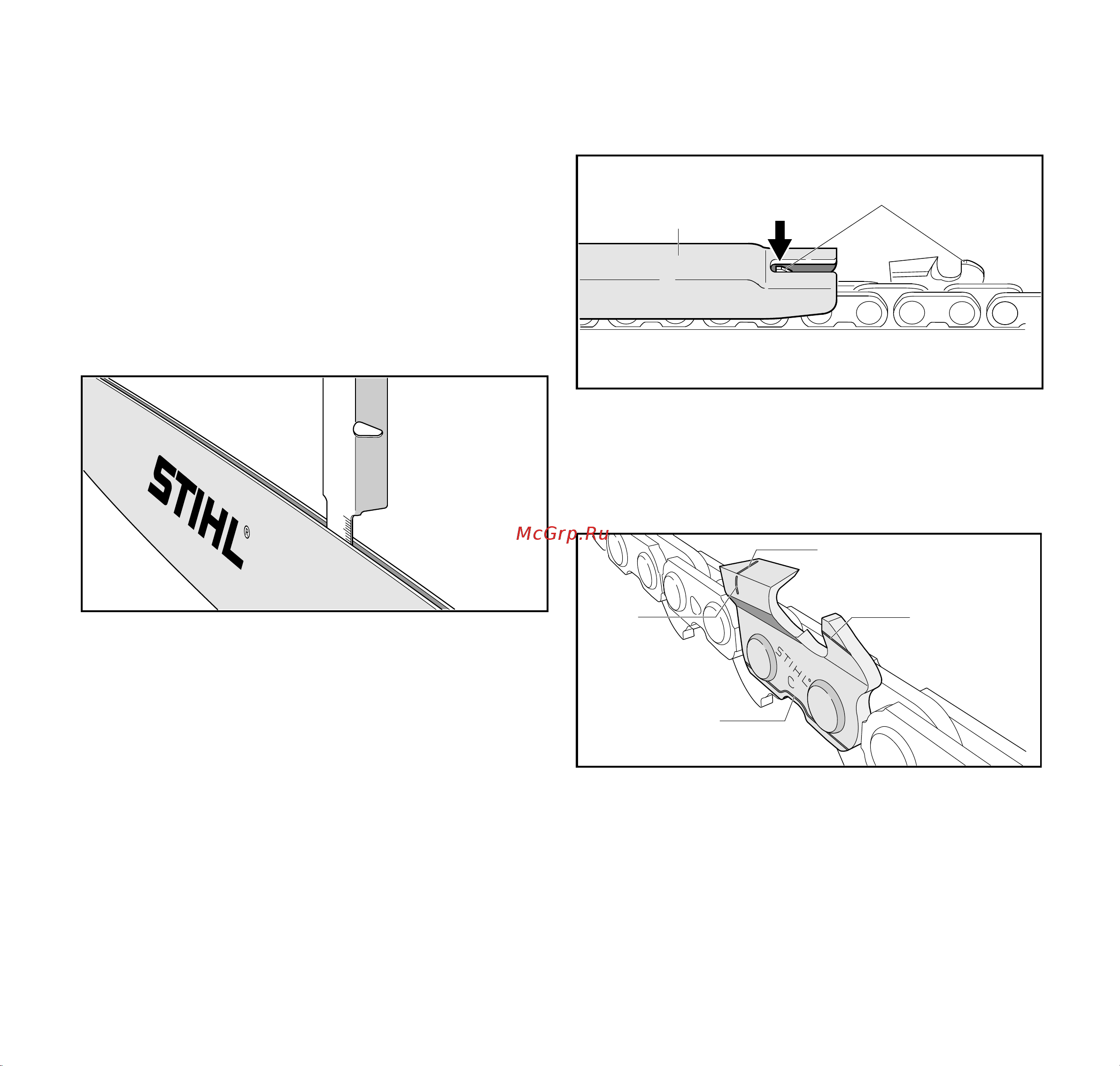 Stihl MSA 220 C-BQ 14'' без АКБ и ЗУ [526/592] Проверка на направляващата шина