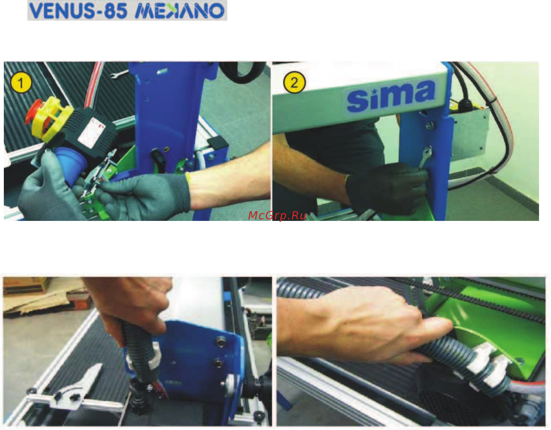 Sima VENUS-150 (380В) MEKANO (092404) [10/23] Инструкцииповключениюиэксплуатациистанка