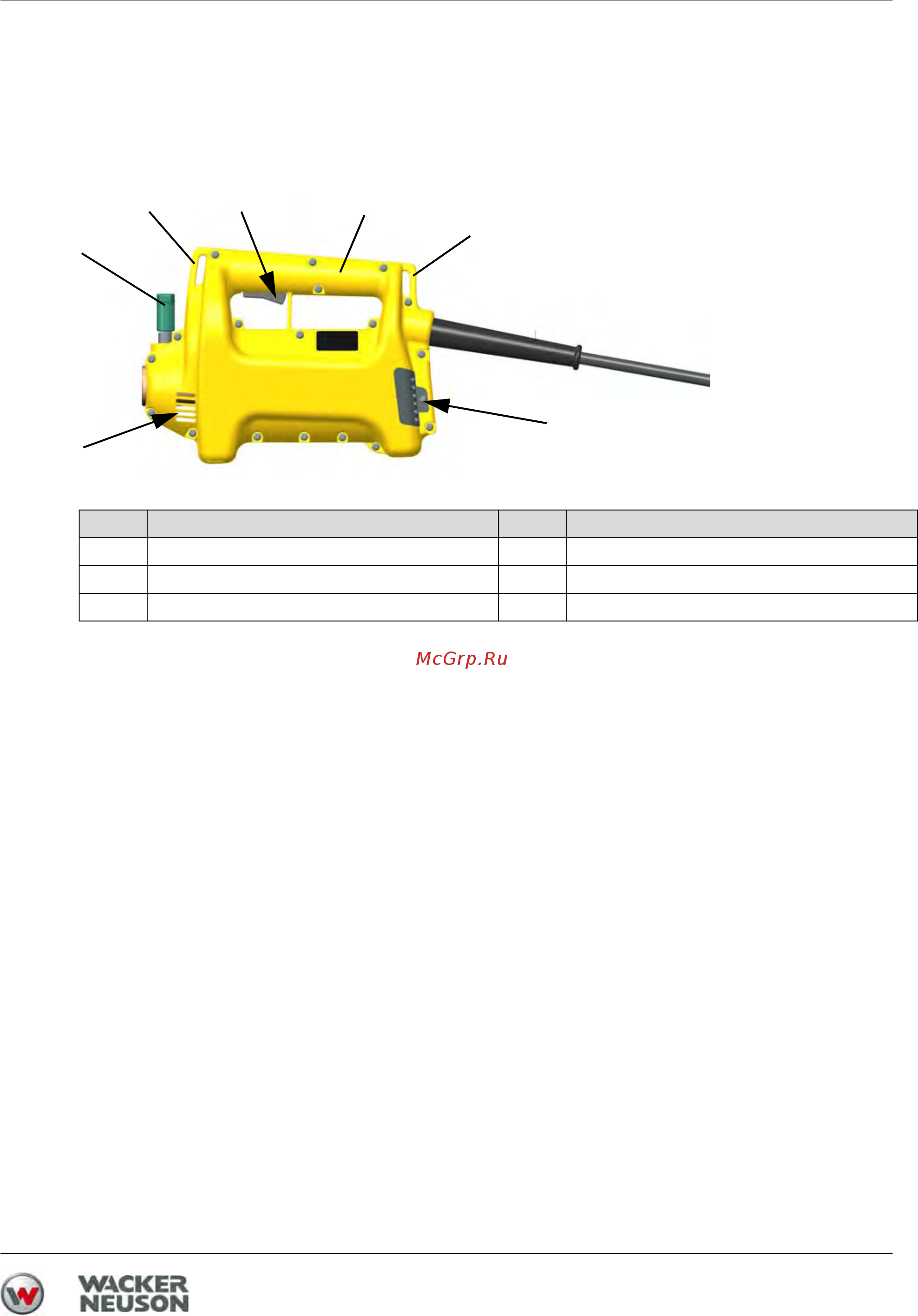 Wacker Neuson М 1500 [21/50] Компоненты и элементы управления двигателя привода