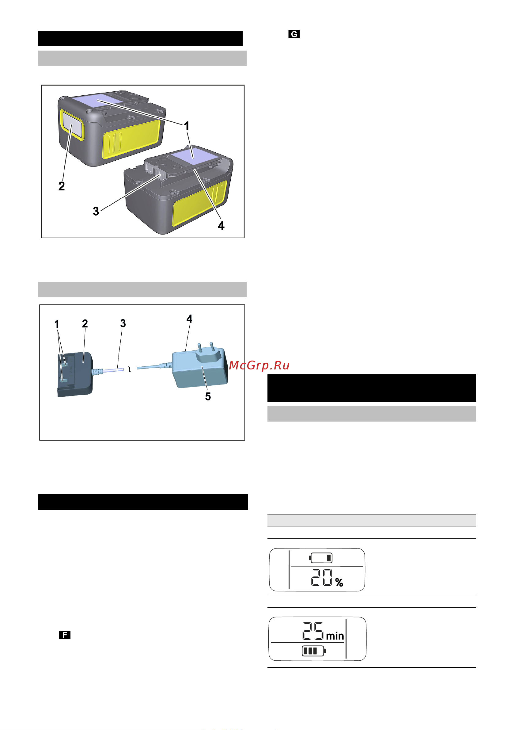 Karcher WD 3 Battery [156/274] Upravljalni elementi