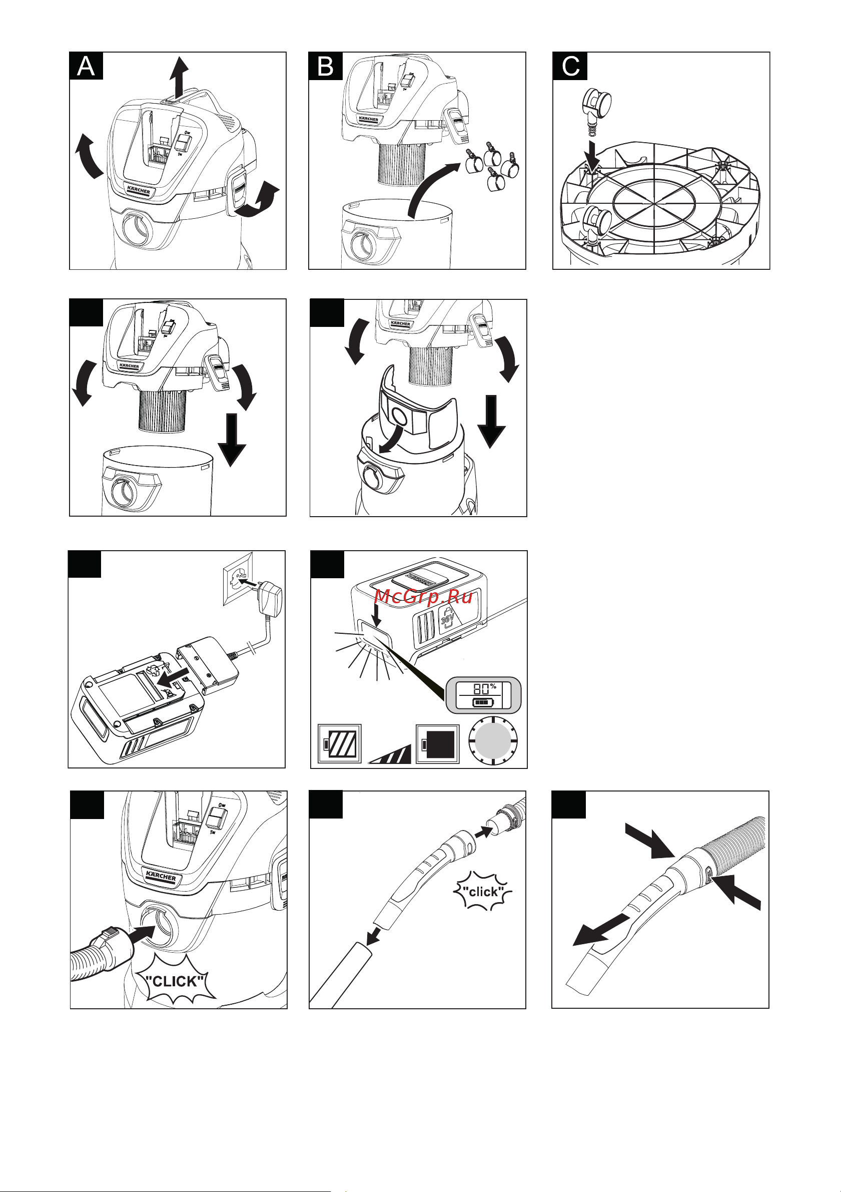 Karcher WD 3 BATTERY SET Инструкция по эксплуатации онлайн [3/274] 793850