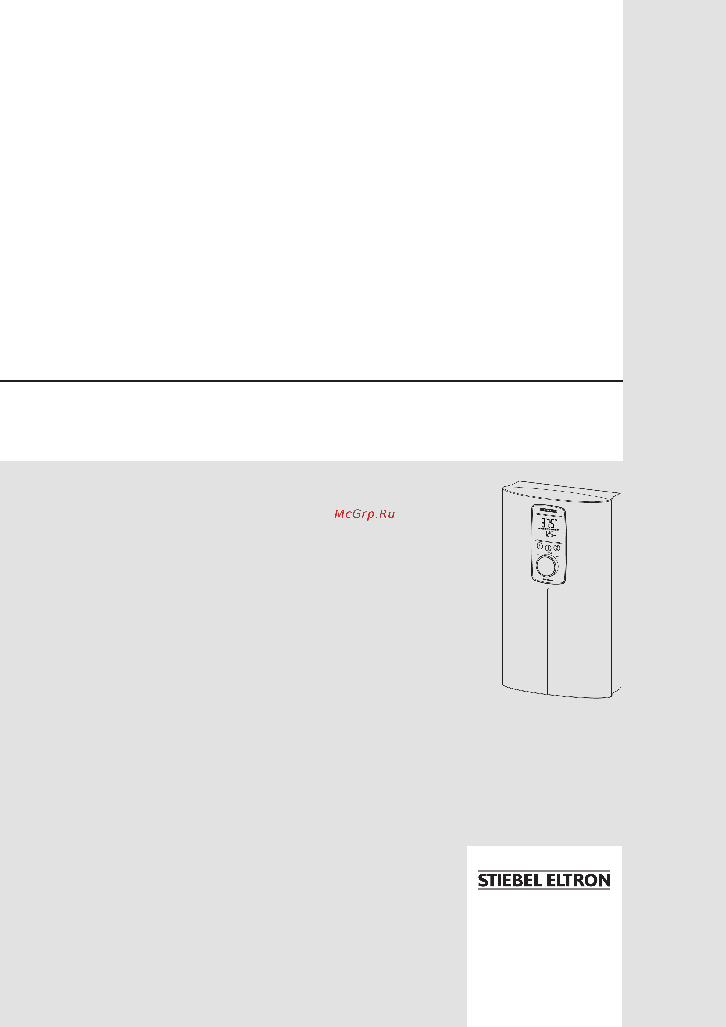 Stiebel Eltron DCE-X 6/8 238158 Инструкция по эксплуатации онлайн