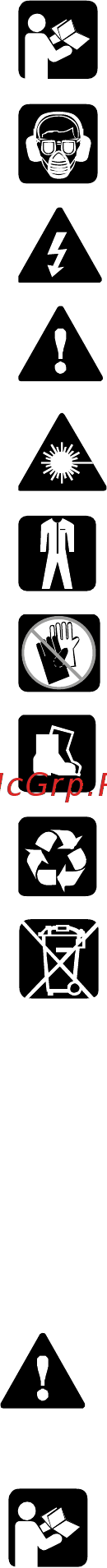 Белмаш RDP430-16 [6/21] Графические символы