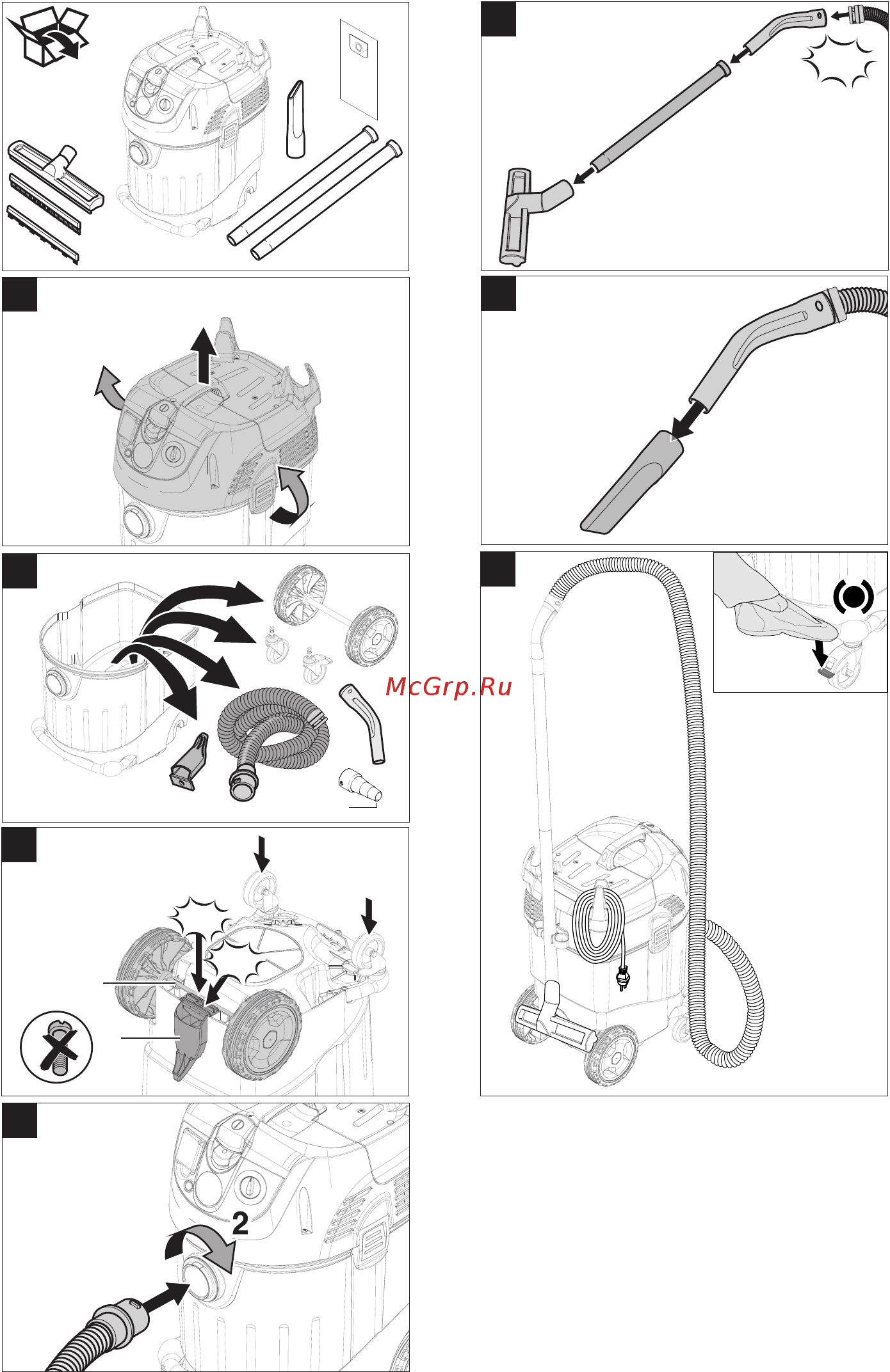 Karcher NT 35/1 Tact 1.148-201.0 Инструкция по эксплуатации онлайн [4/188] 514964