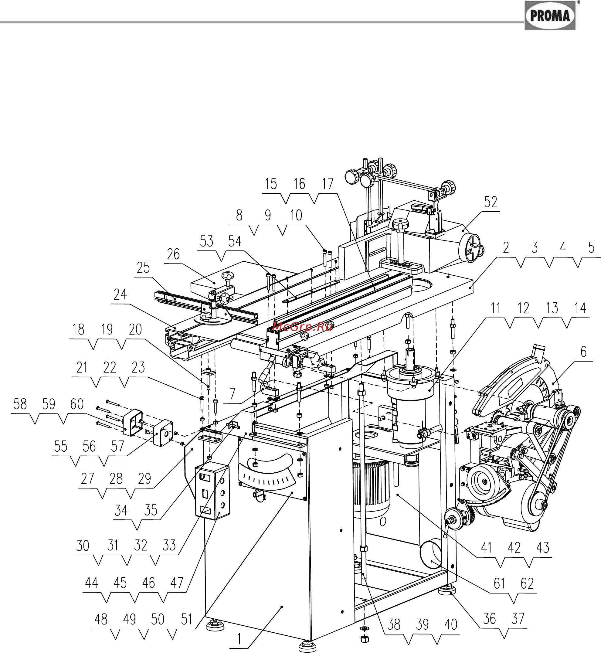Proma ML353G 10 [19/37] Покомпонентное изображение