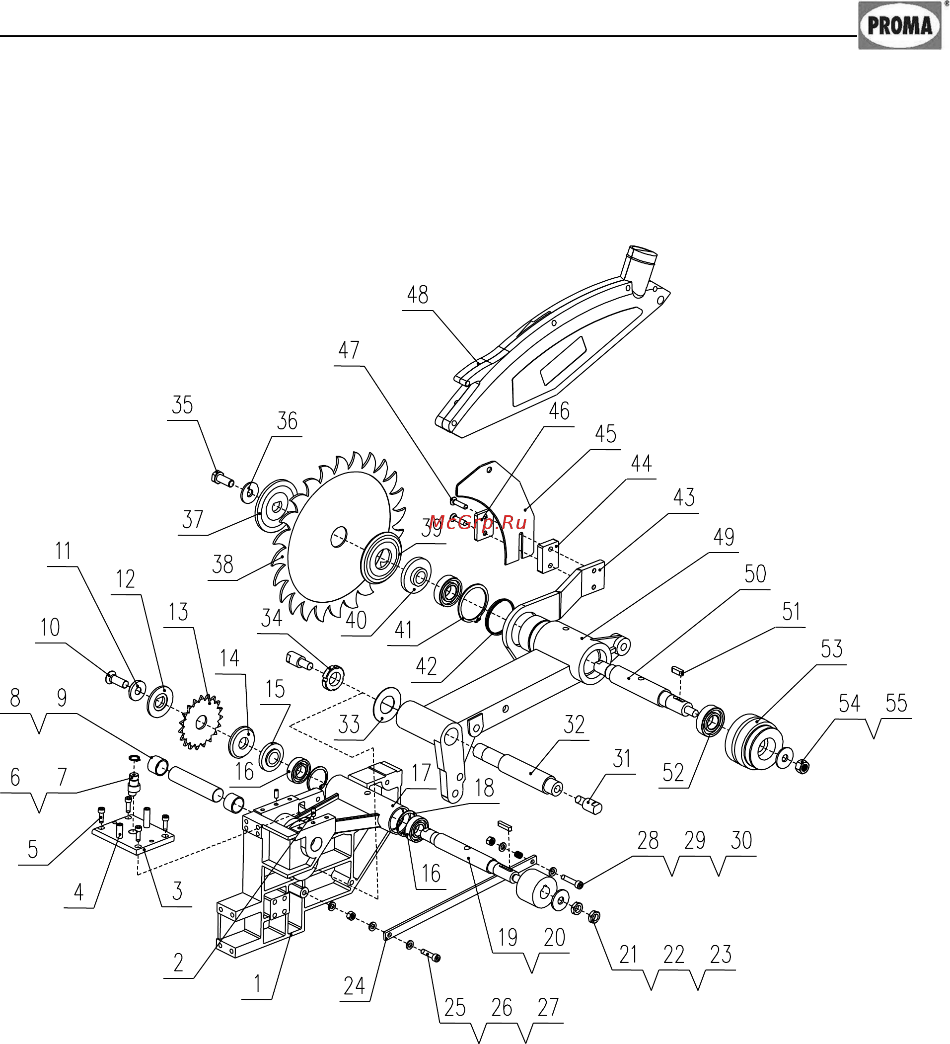 Proma ML353G 10 [21/37] Покомпонентное изображение