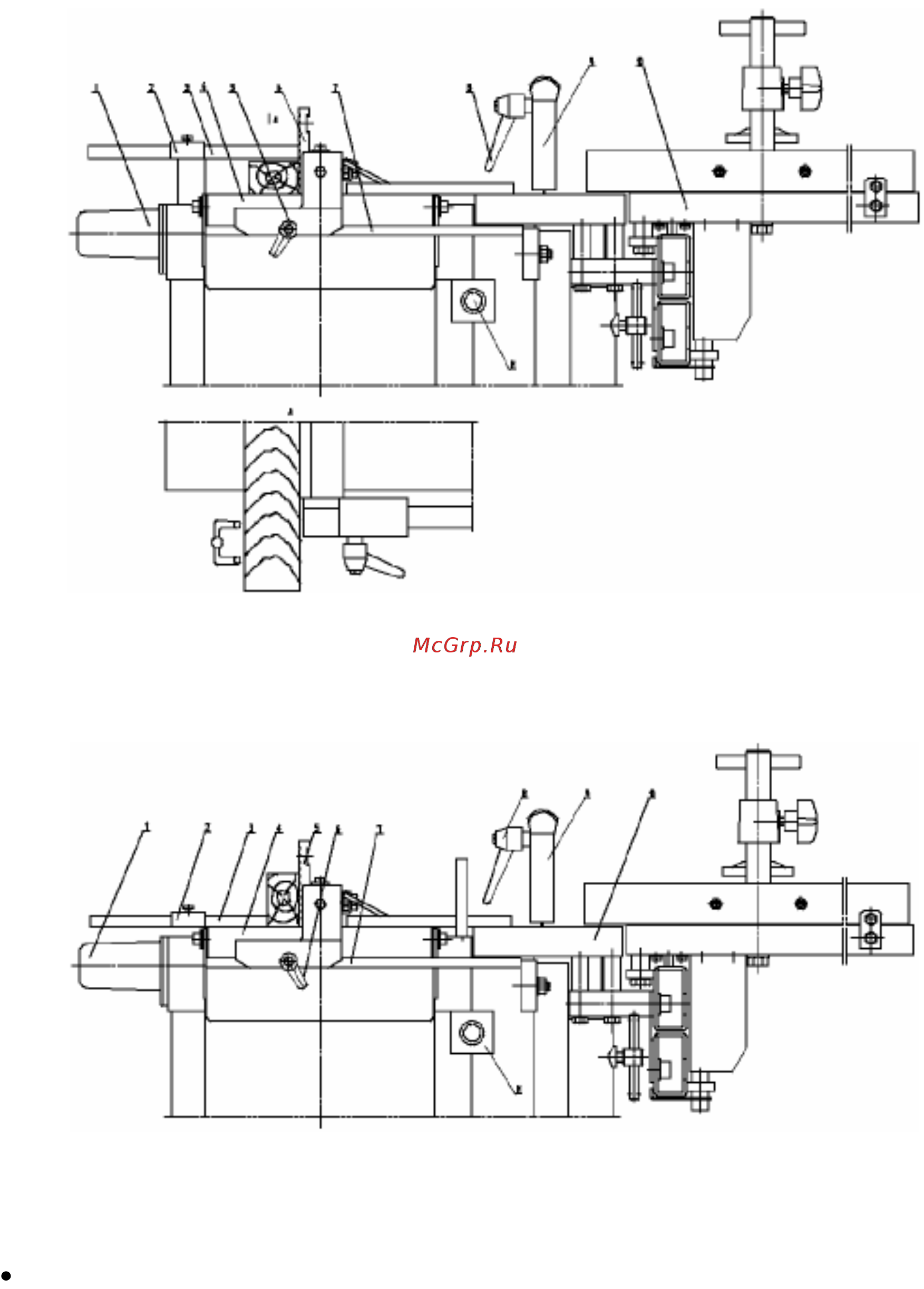 Proma CWM-210-5/220 [12/20] Для выполнения работ по строганию широкой стороны высотой более 60 мм отрегулируйте оградительные устройства относительно заготовки и положите его на стол станка рис 10