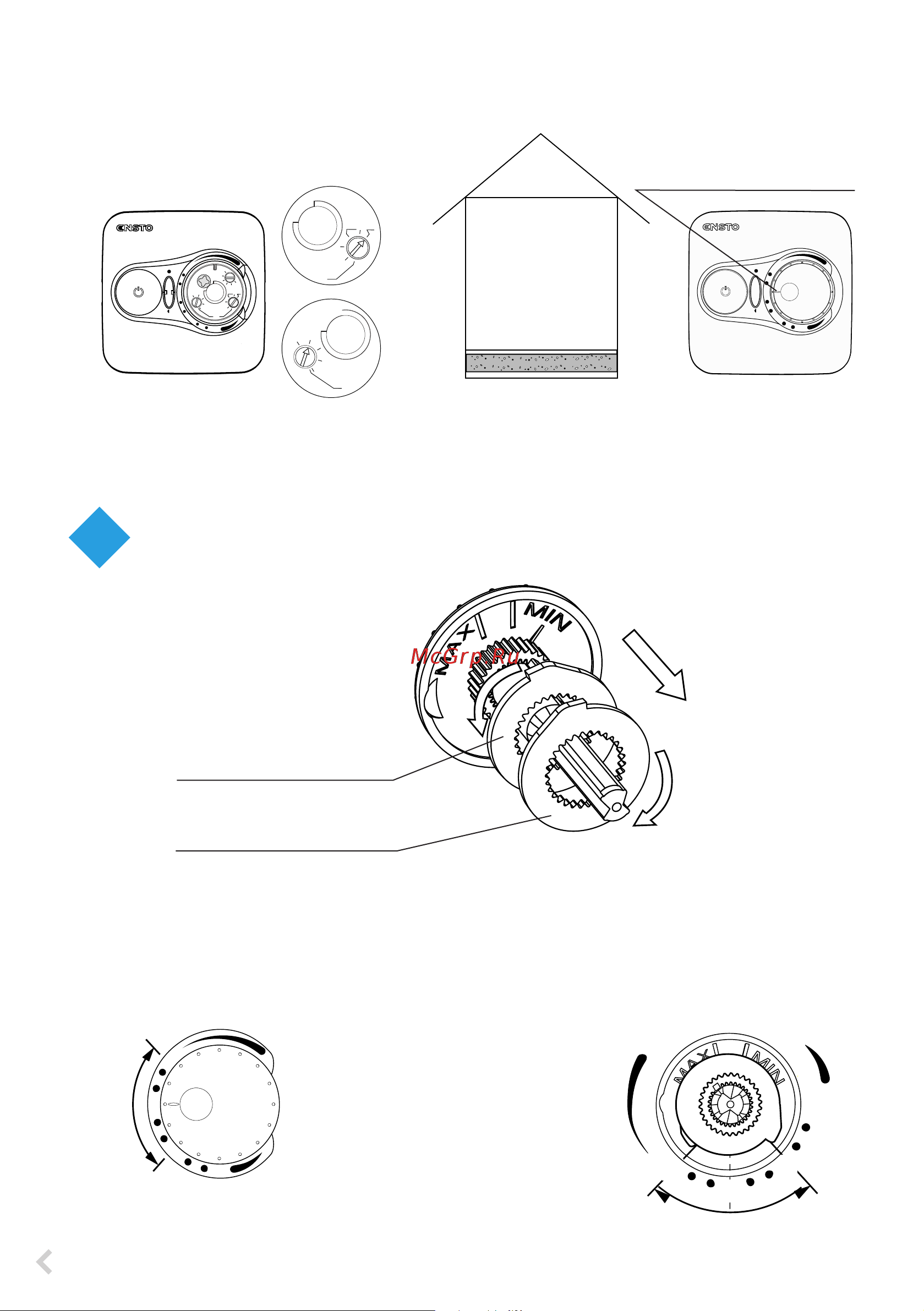 Ensto ECO16FRJ белый [6/32] Säätöalueen rajoitus limitation of adjustment range