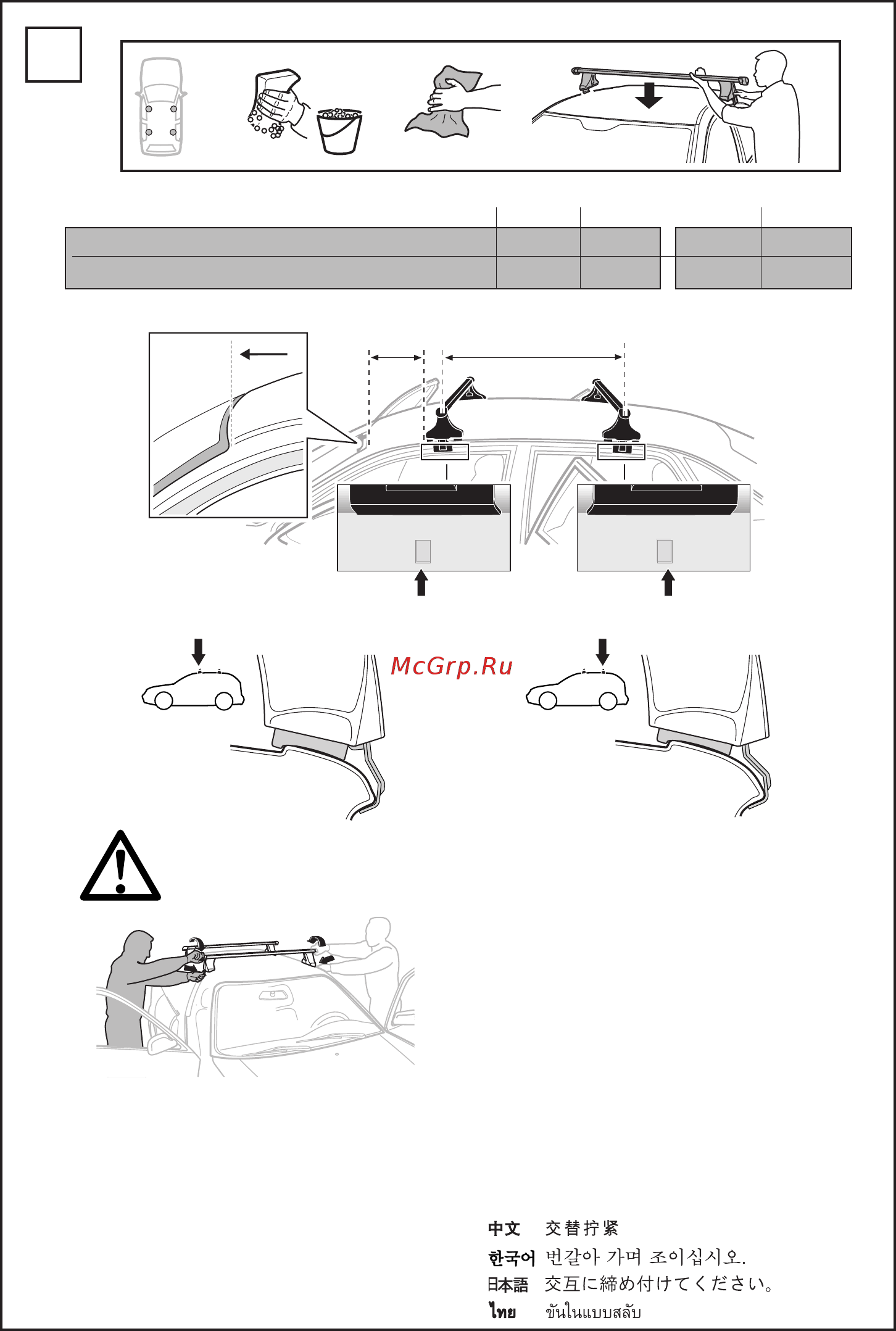 Thule 1477 [6/8] Mitsubishi lancer 4 dr sedan 08 265 mm 715 mm 10
