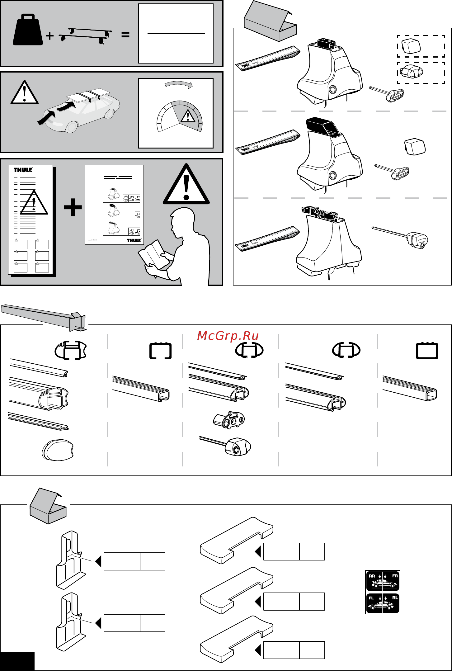 Thule 1462 [2/8] Instructions