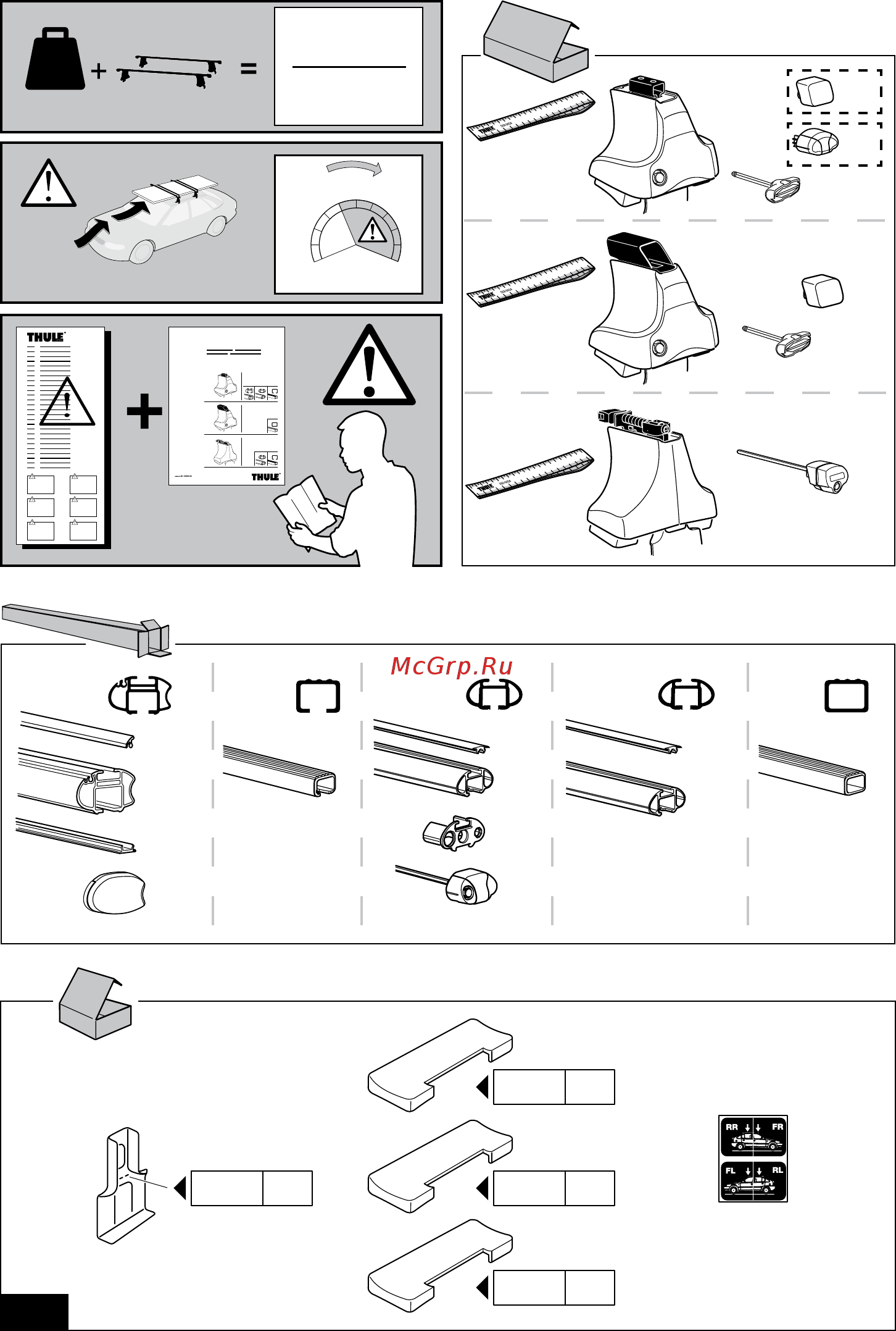 Thule 1304 [2/8] Instructions