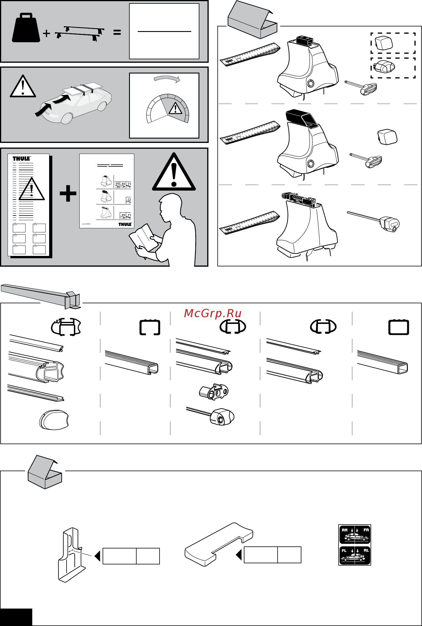Thule 1274 [2/8] Instructions