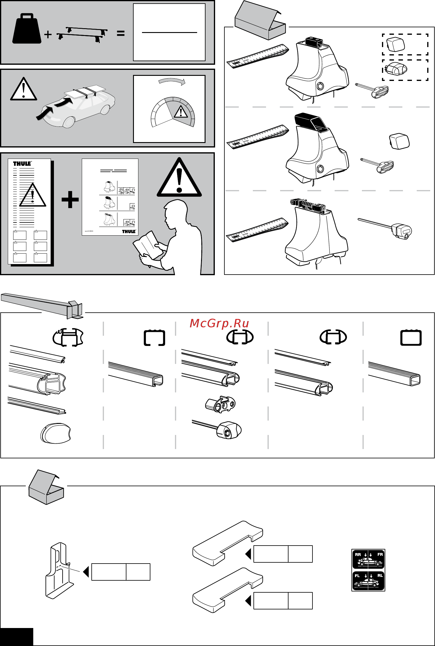 Thule 1218 [2/8] Instructions