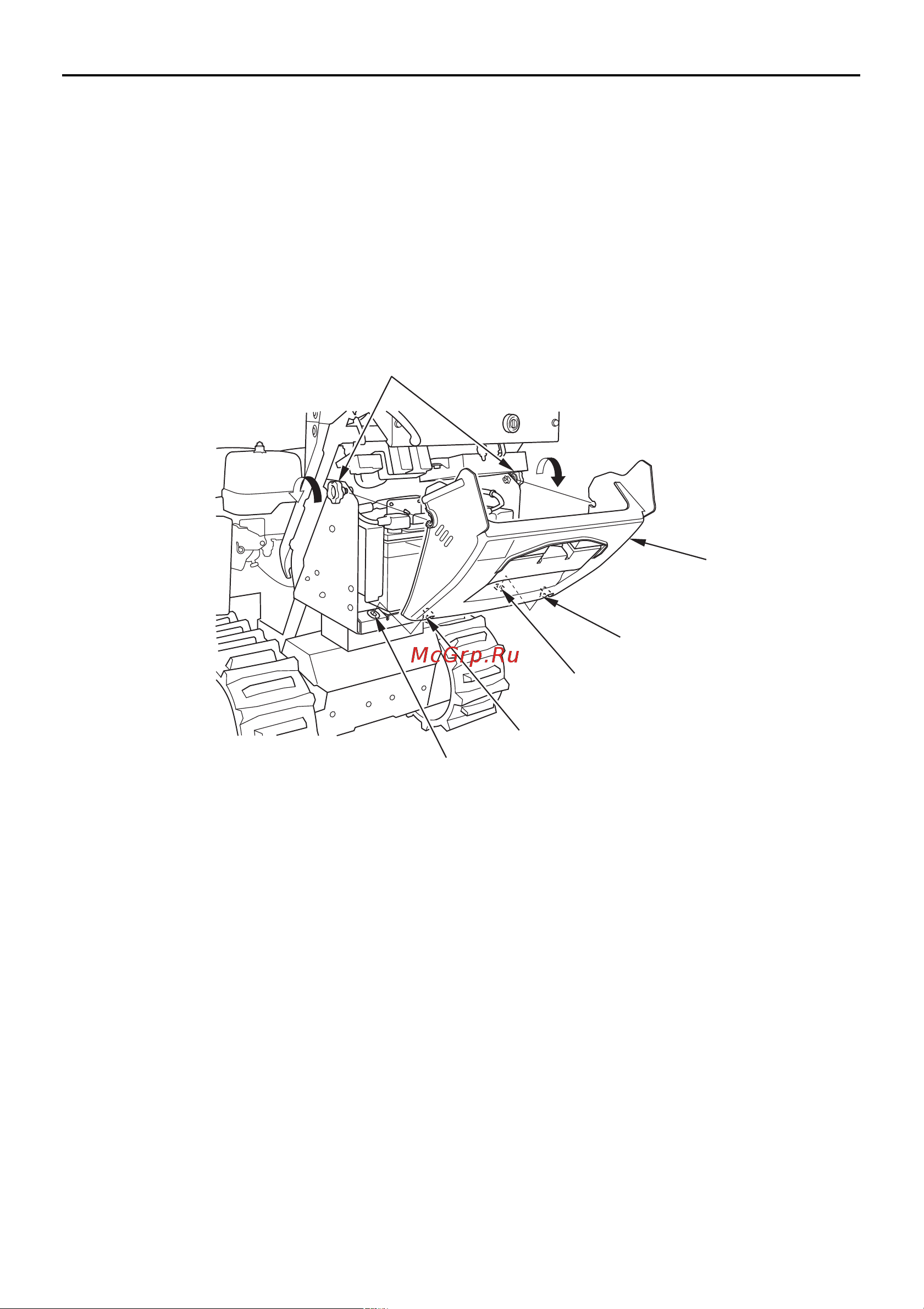 Honda HSM1390iKZE [96/130] Для остановки двигателя переведите выключатель двигателя в положение off и вынь те ключ 2 чтобы снять заднюю крышку сдвиньте её назад и вверх предварительно ослабив за тяжку двух поворотных рукояток