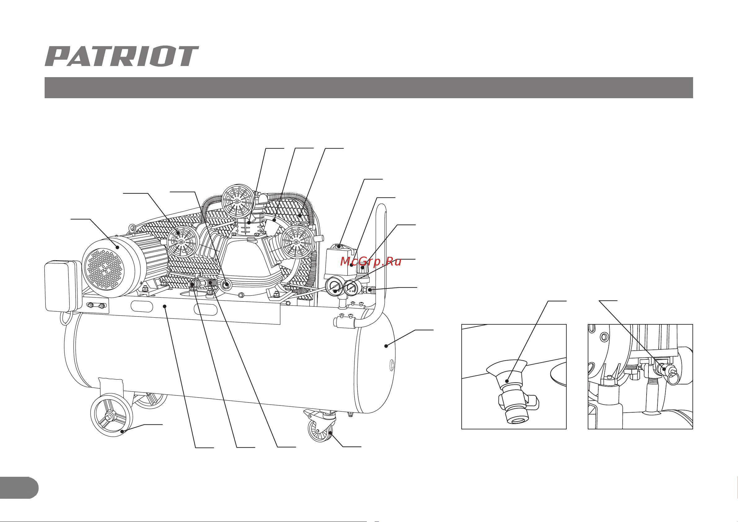 Patriot PTR 100-440I [10/36] Устройство и принцип работы