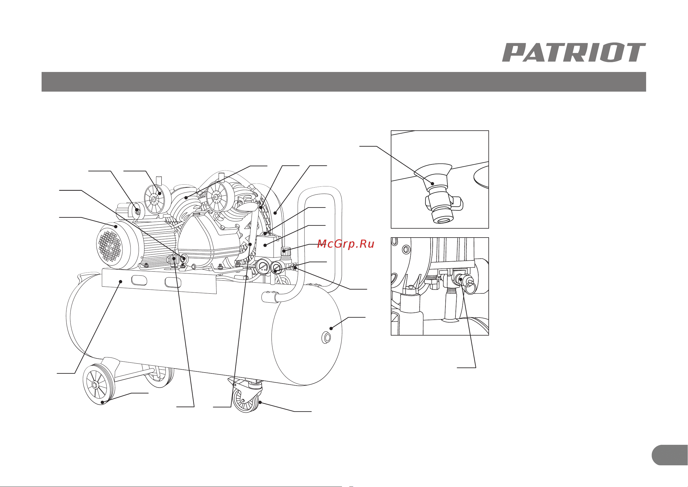 Patriot PTR 100-440I [9/36] Устройство и принцип работы