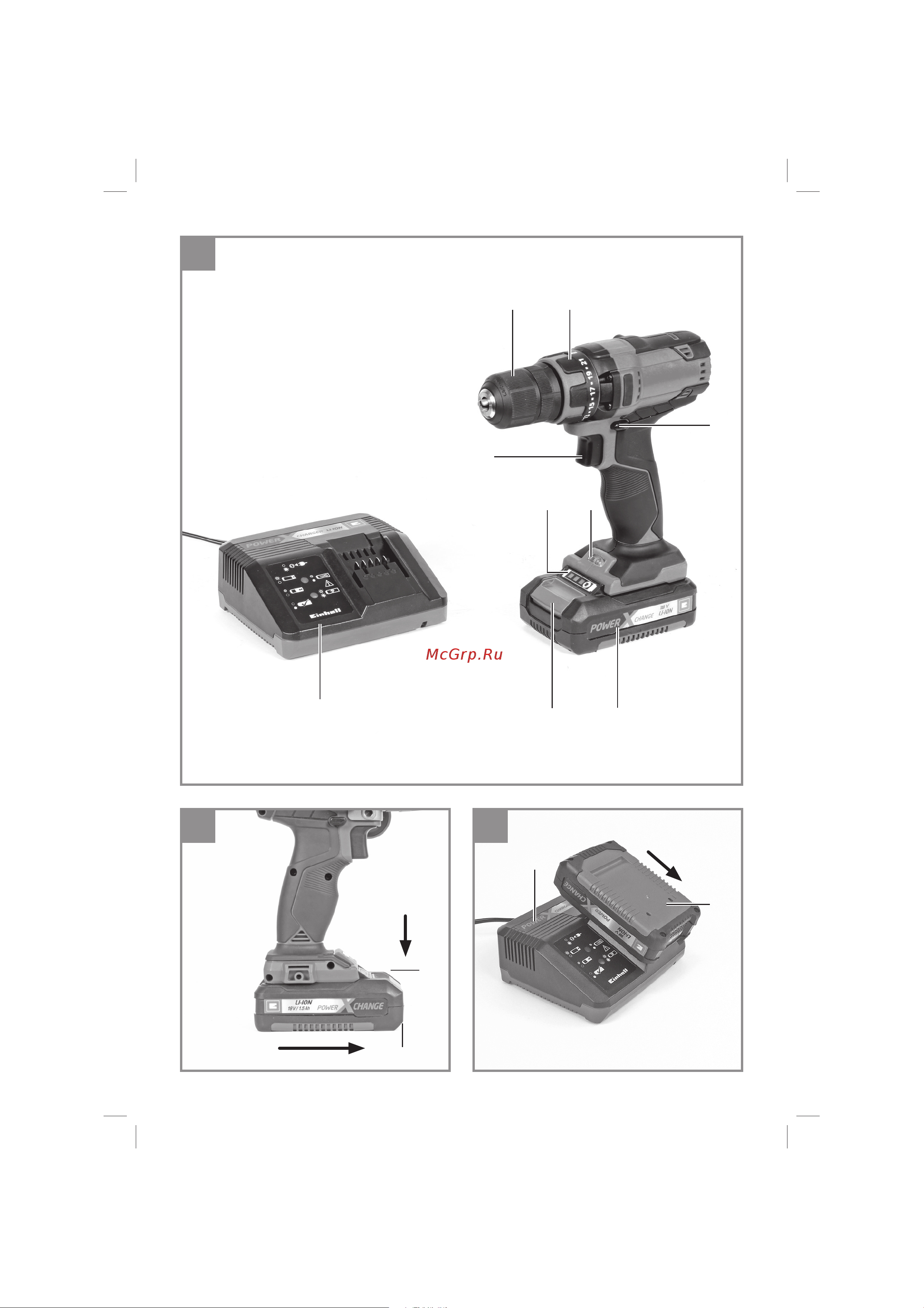 Einhell PXC TC-CD 18/35 Li-Solo 4513927 Инструкция по эксплуатации онлайн [2/174] 857152