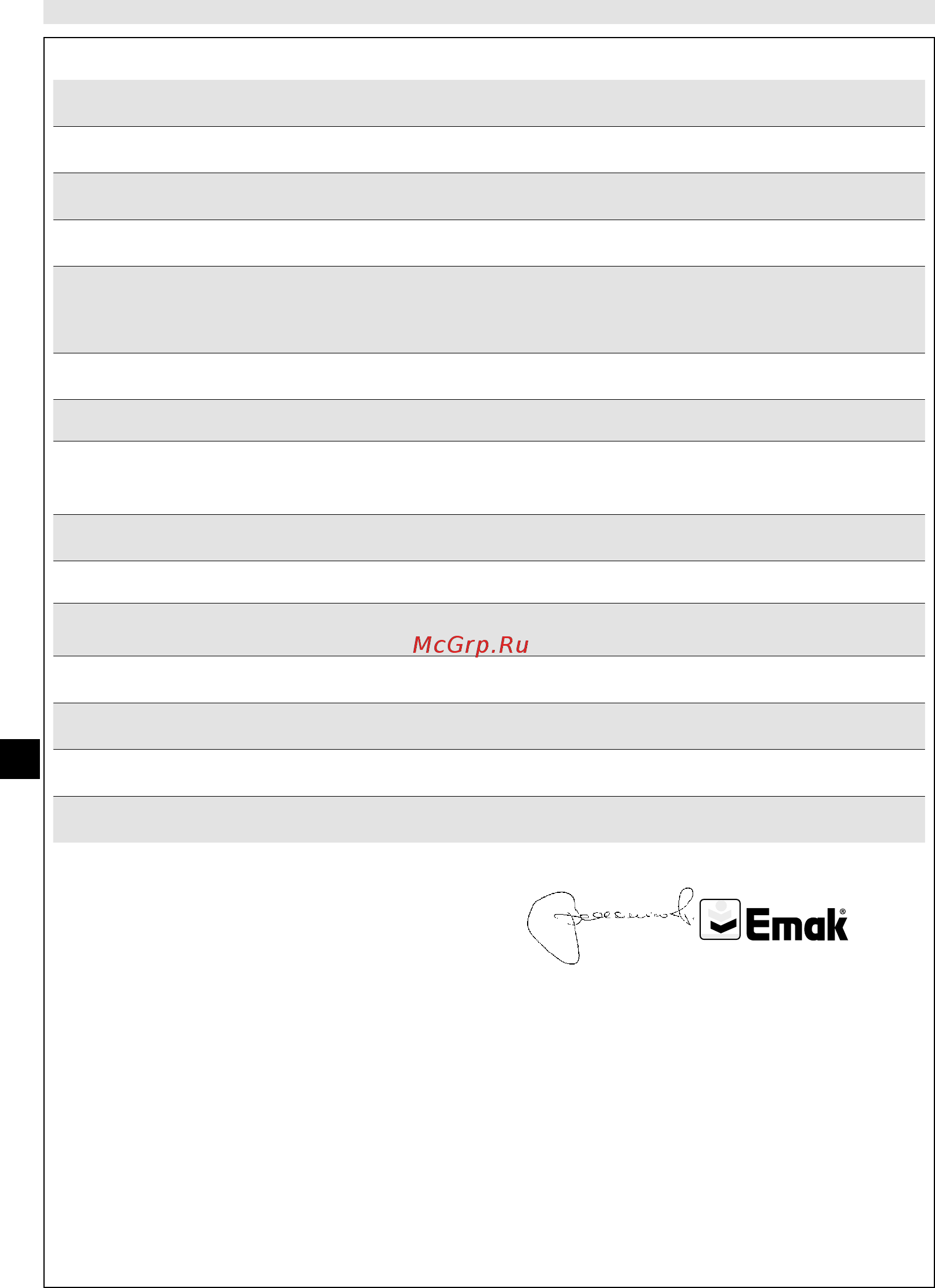 Efco MT 451 (50239114E1) [106/110] Izjava suglasnosti