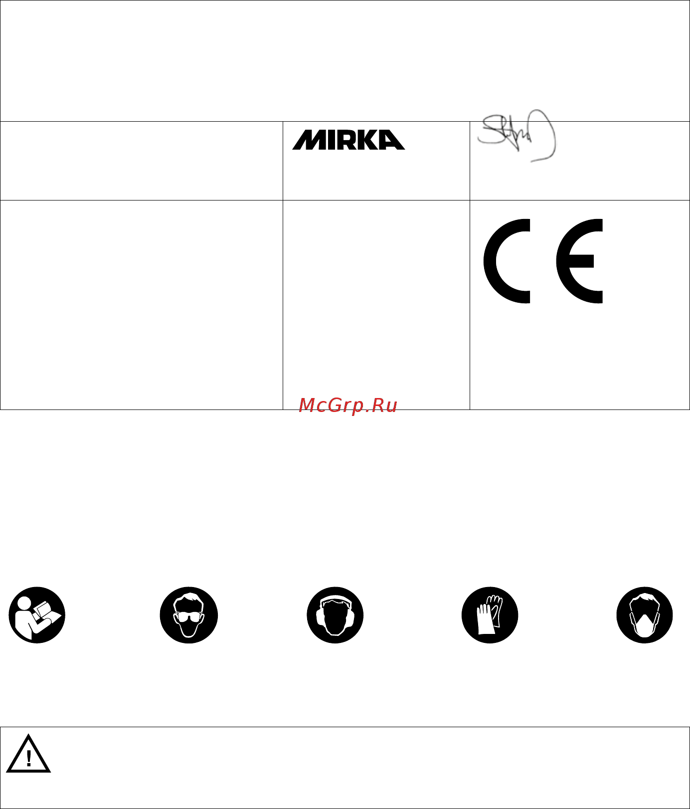 Mirka DEOS 353CV [104/188] Atitikties deklaracija