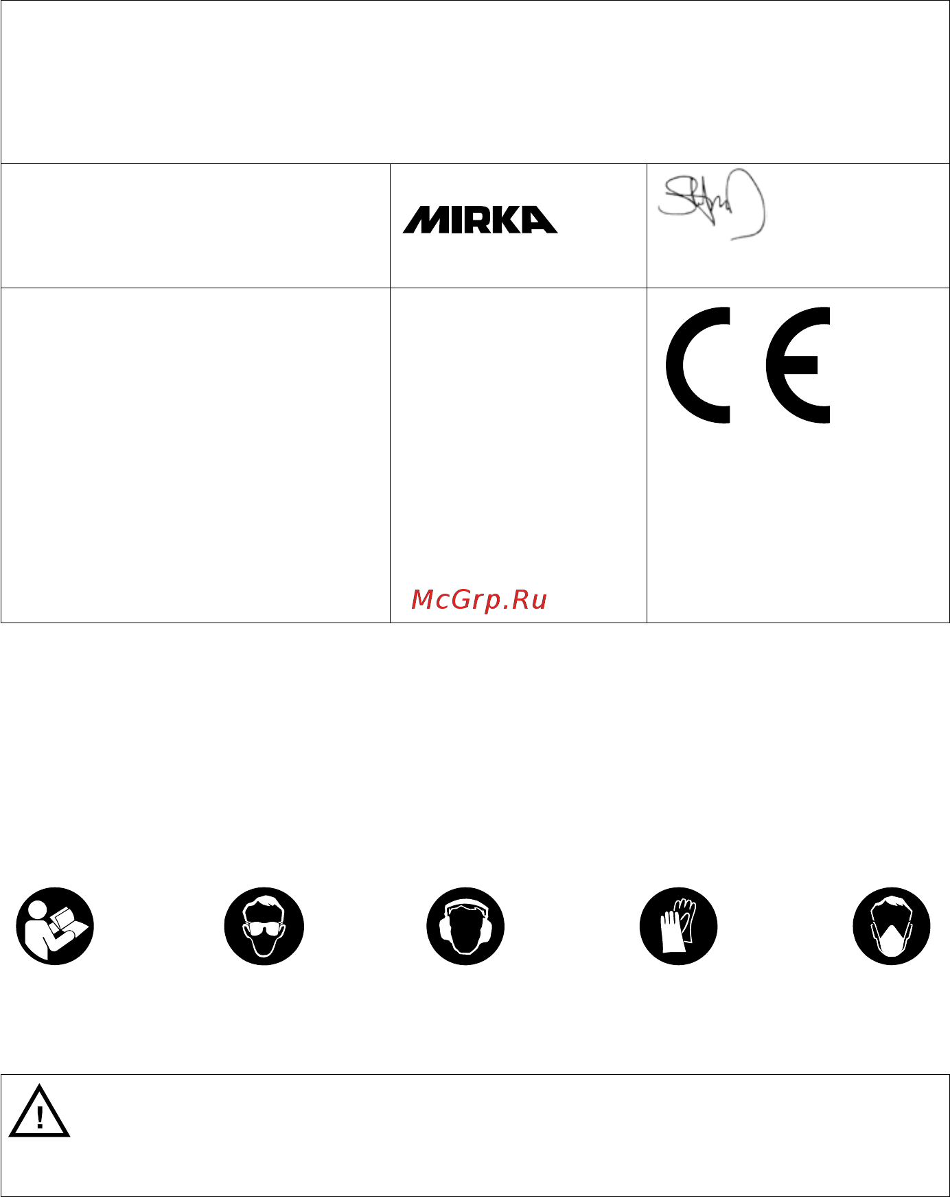 Mirka DEOS383CV MID3830201 [110/188] Atbilstības deklarācija