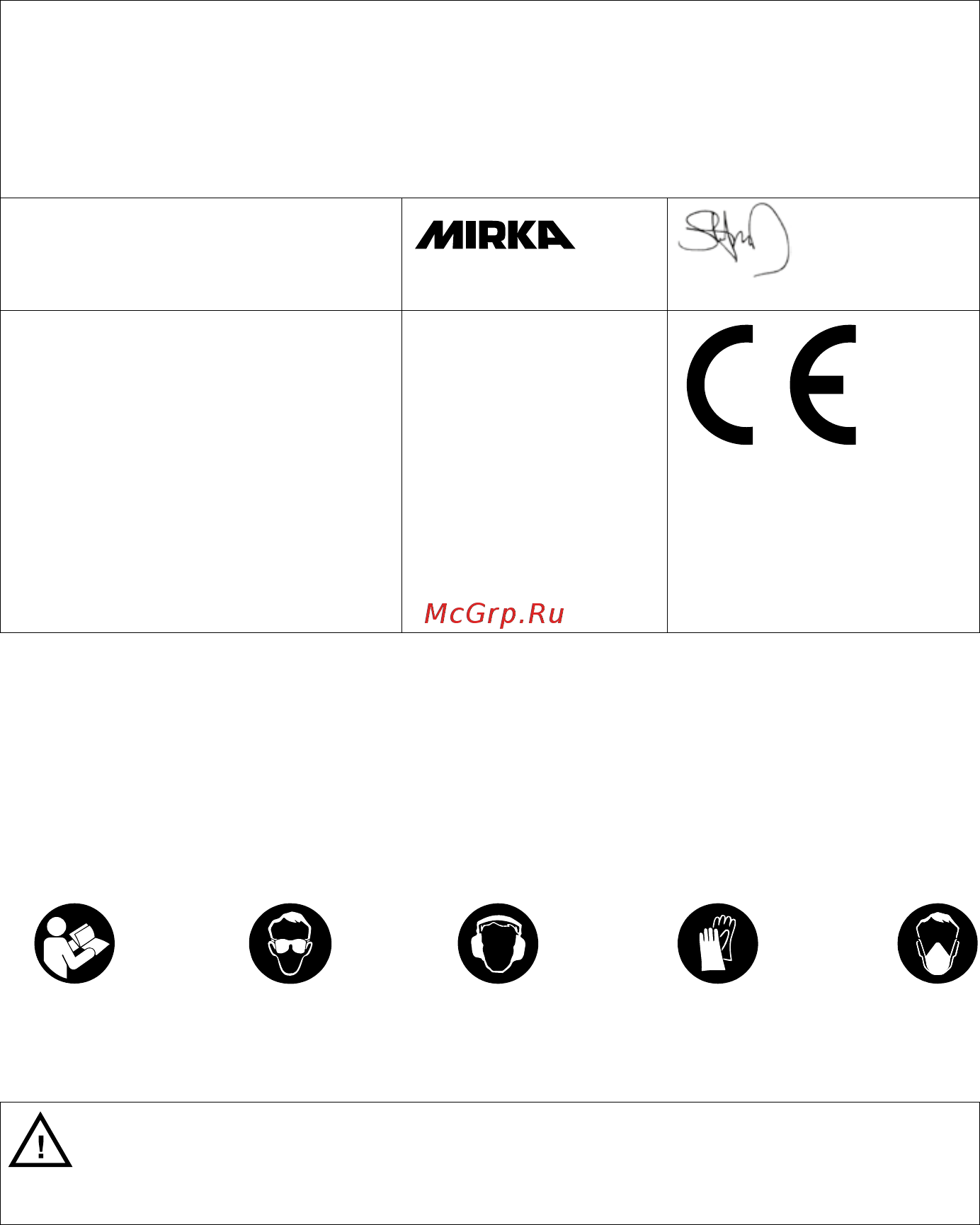 Mirka DEOS383CV MID3830201 [140/188] Declaração de conformidade