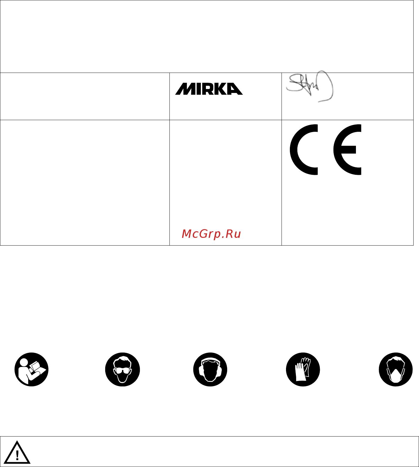 Mirka DEOS 383CV [158/188] Izjava o skladnosti