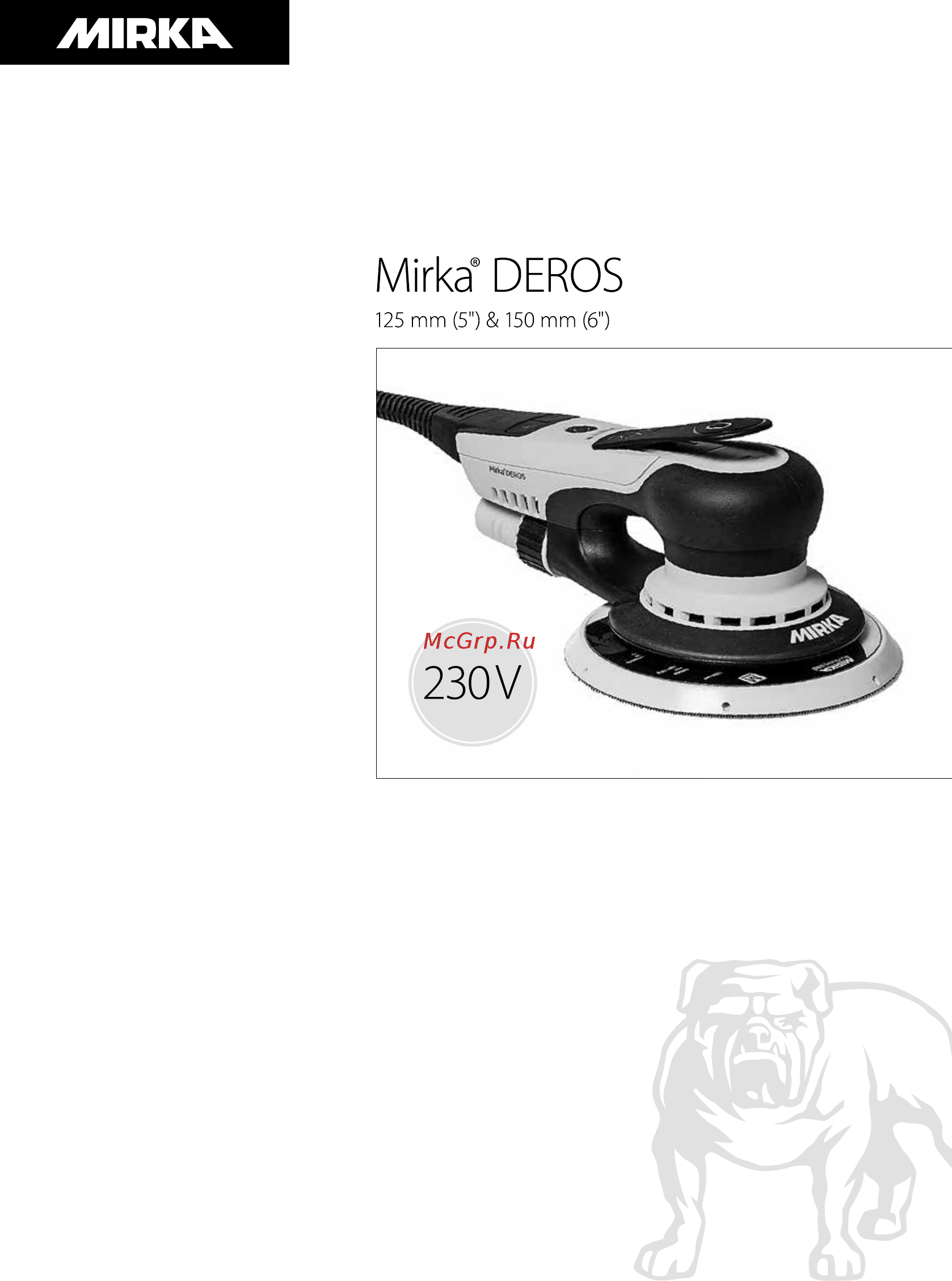 Mirka DEROS 650CV Инструкция по эксплуатации онлайн