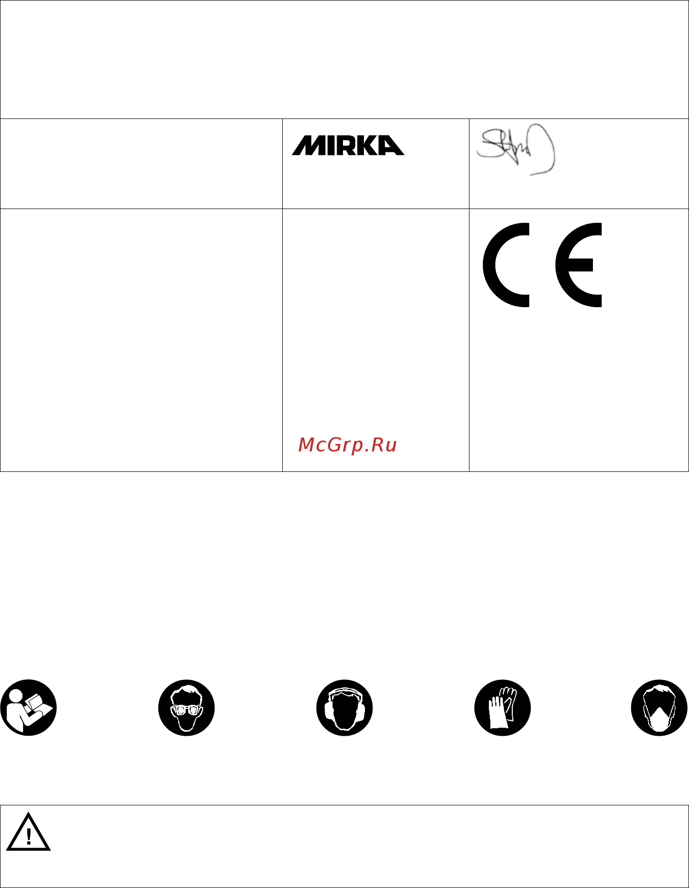 Mirka DEROS650CV без блока питания MID652022 [40/232] Bitte lesen und beachten