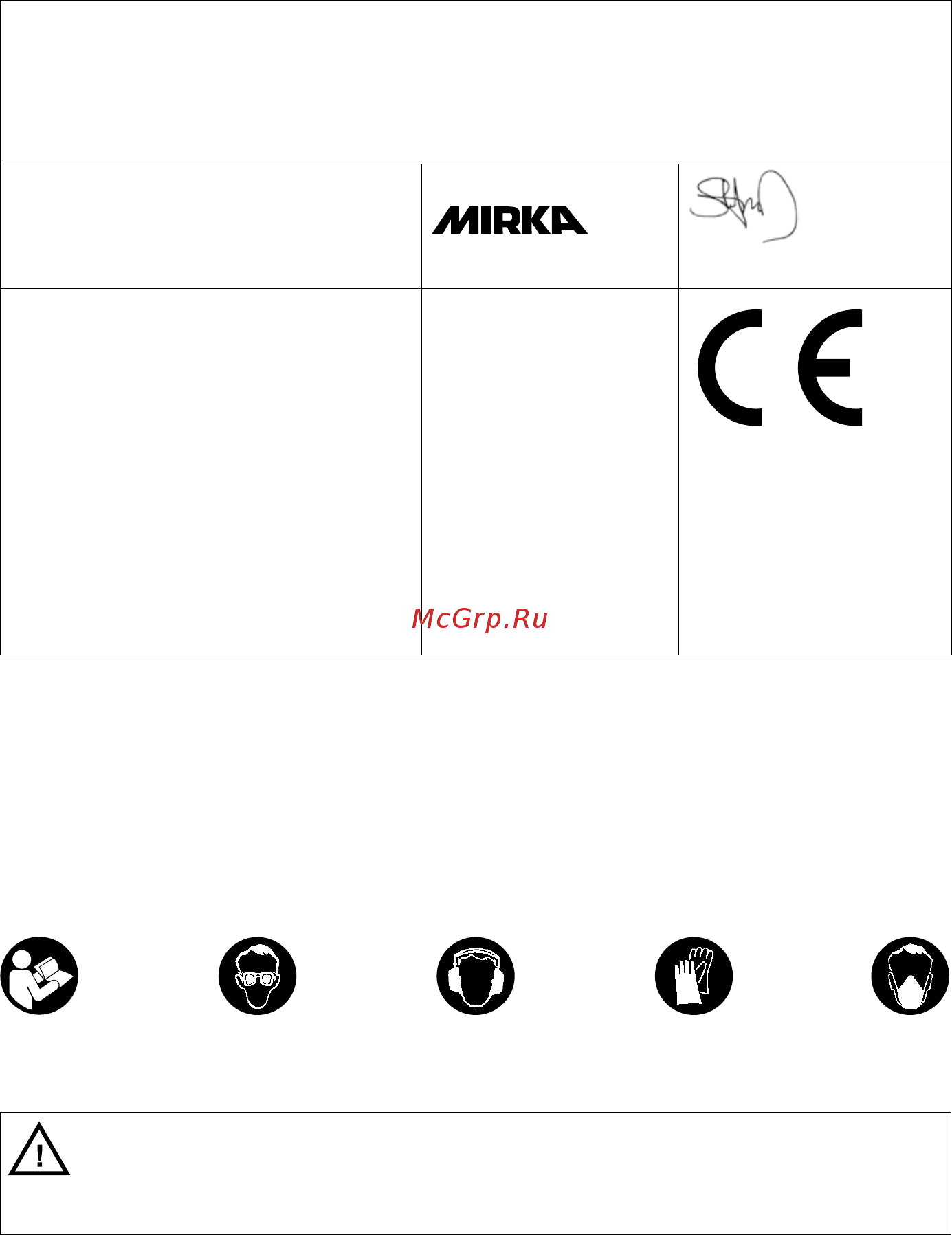 Mirka DEROS650CV без блока питания MID652022 [48/232] Ανάγνωση και συμμόρφωση