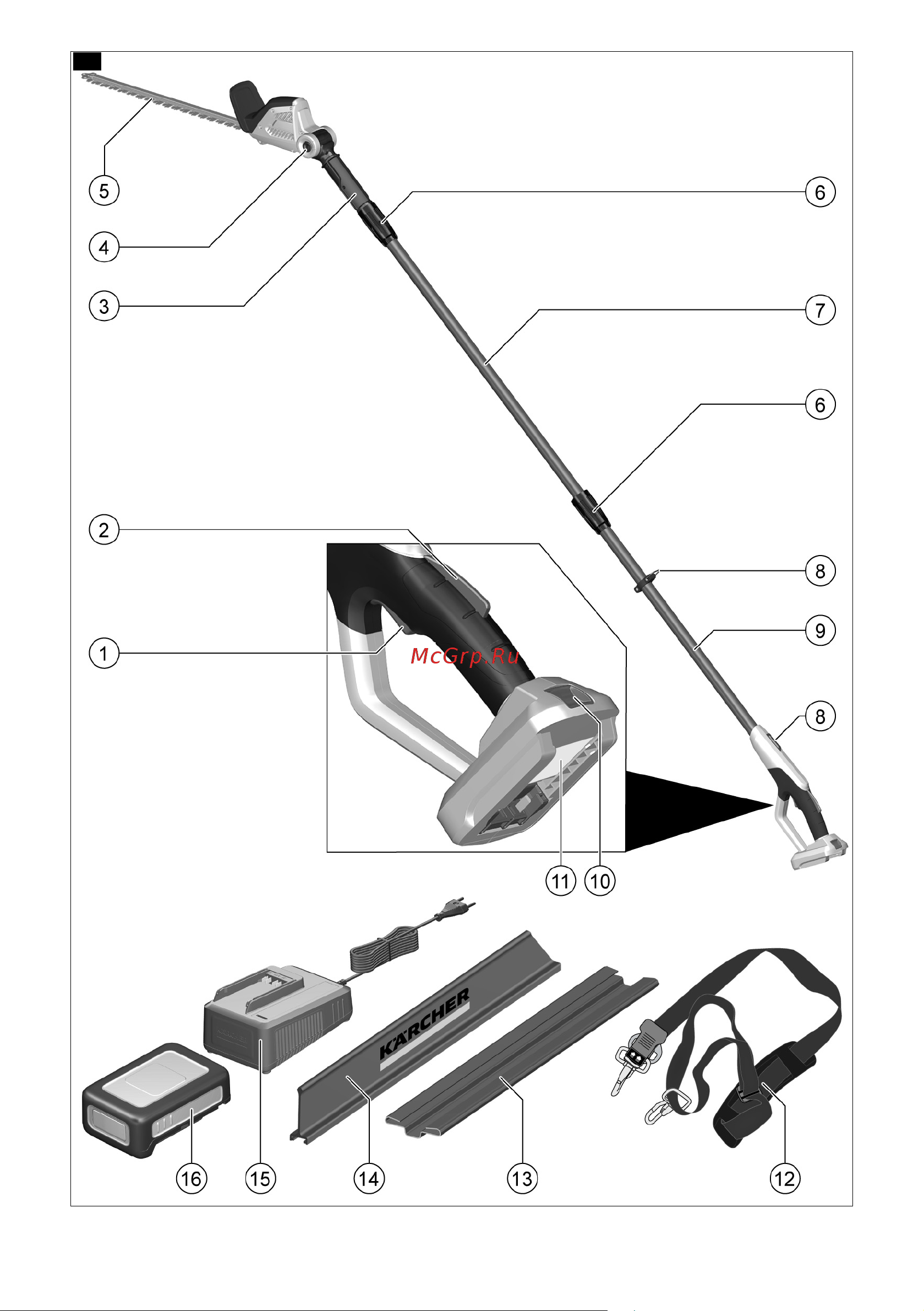 Karcher PHG 18-45 Battery (1.444-210.0) Инструкция по эксплуатации онлайн [2/404] 668162